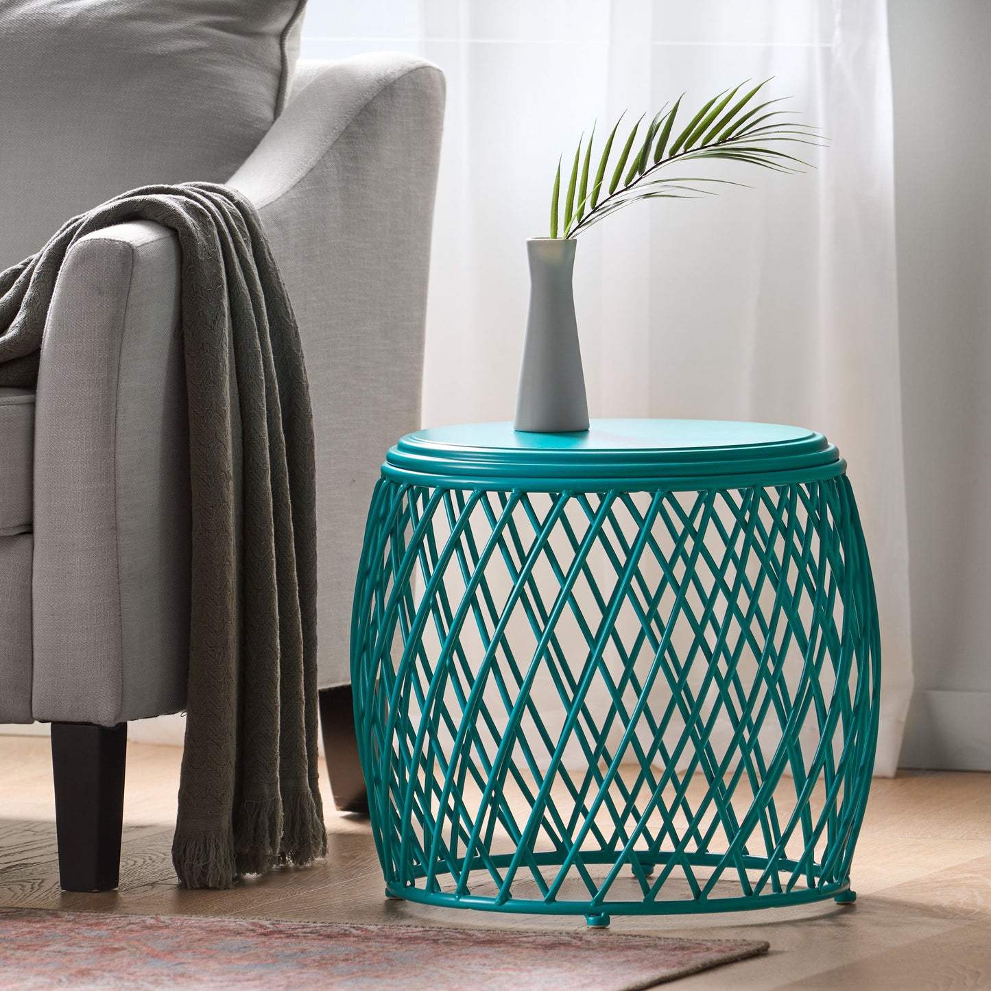 Alamera - Side Table - Teal