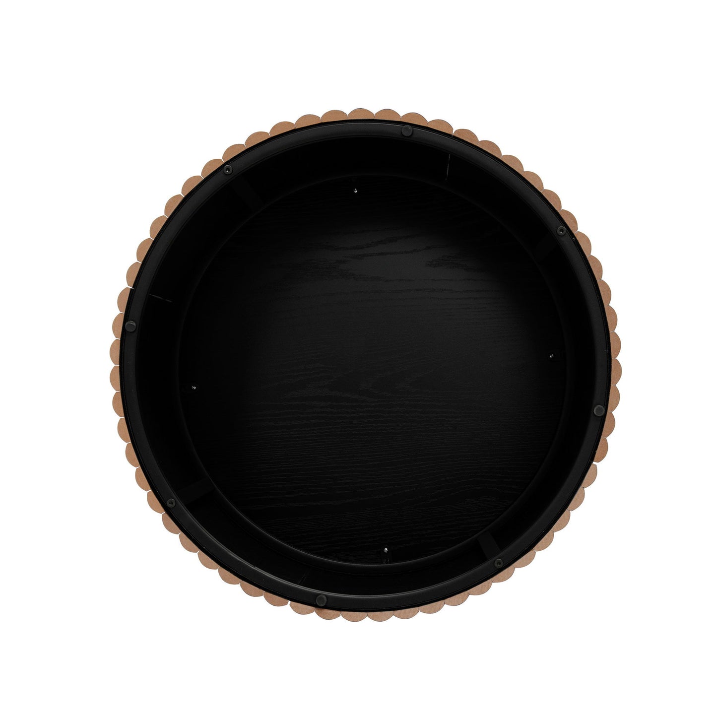 Coffee Table (Set of 2), Round Coffee Table, Modern Side Tables Accent End Table For Living Room - Black