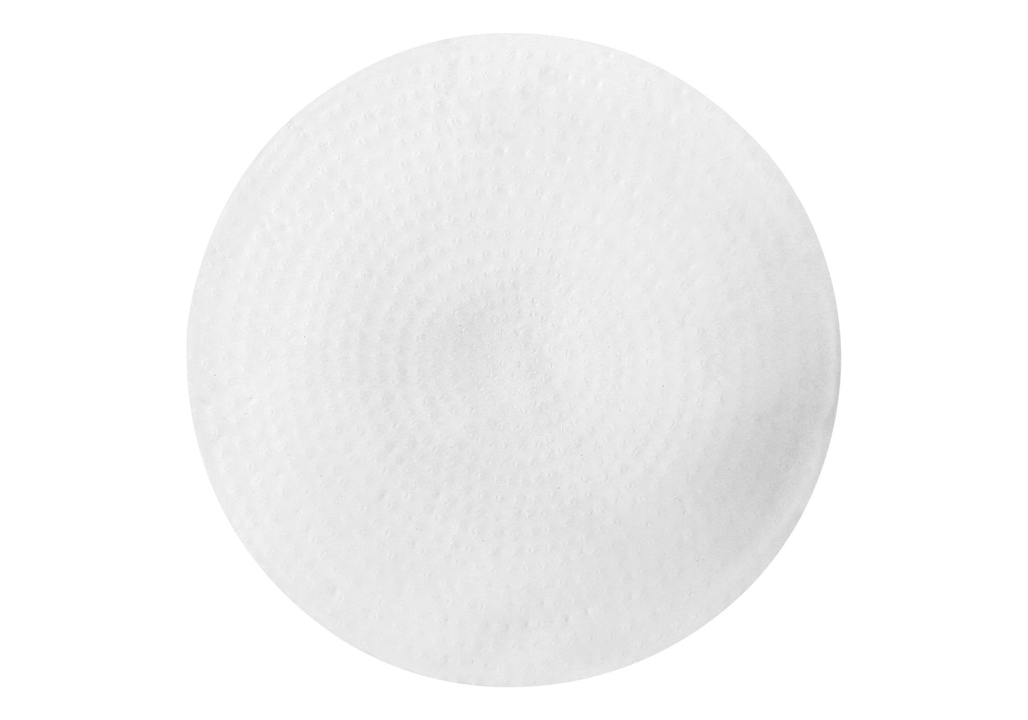 Drum Accent Side Table, Durable Construction - White