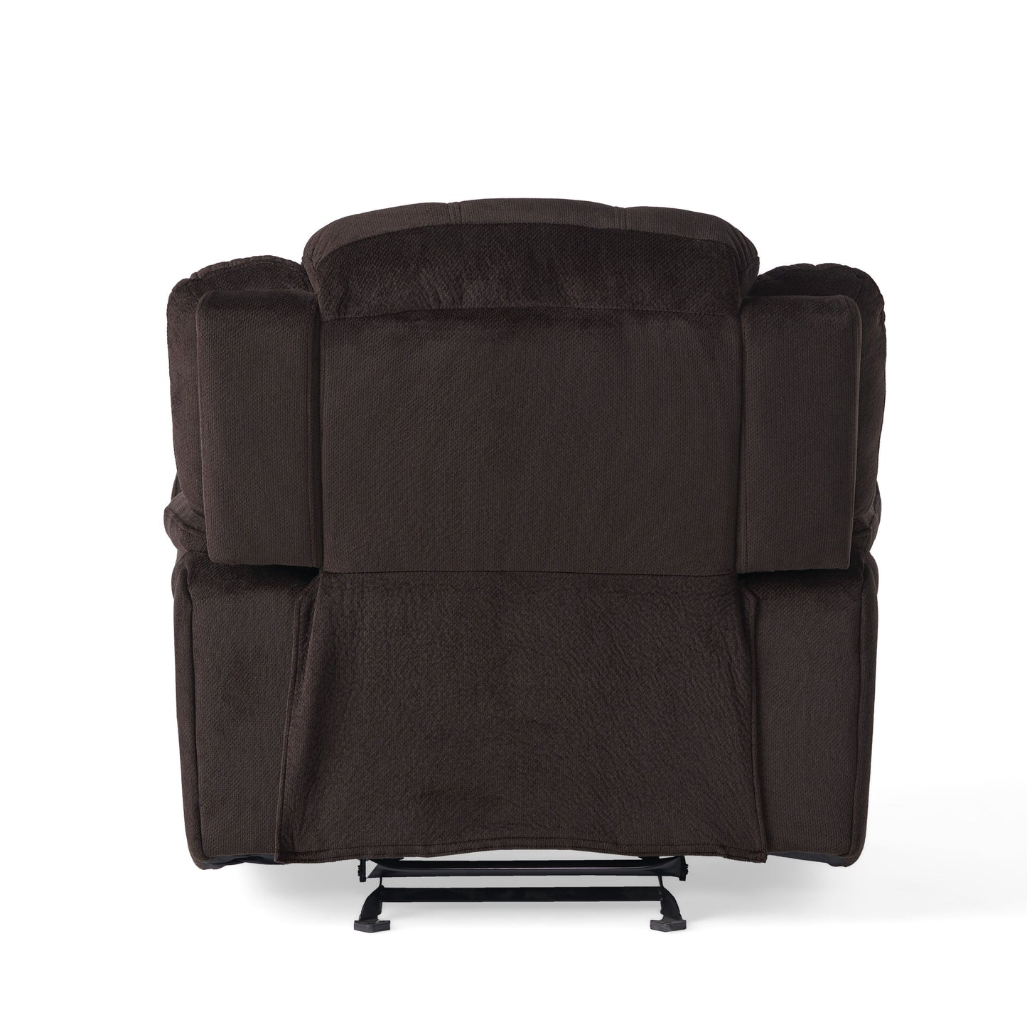 Classic Design, Plush, Glider Recliner - Brown