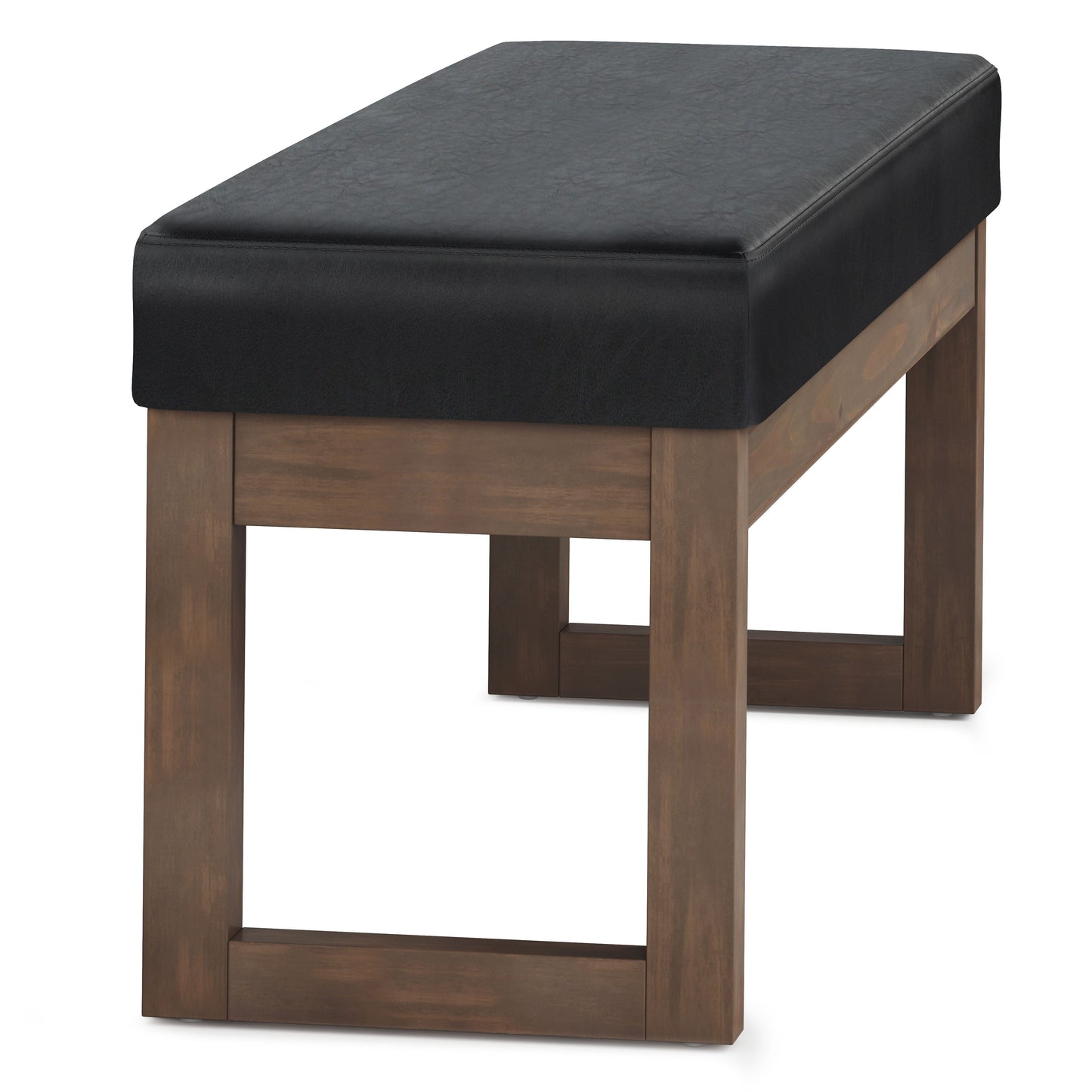 Milltown - Large Ottoman Bench - Midnight Black