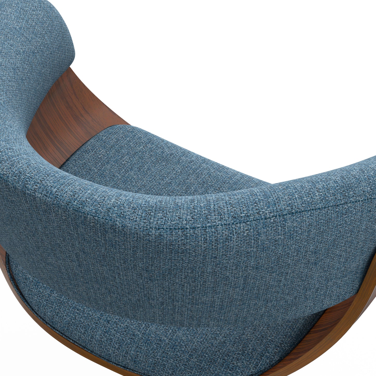 Sheldon - Adjustable Swivel Bar Stool - Denim Blue