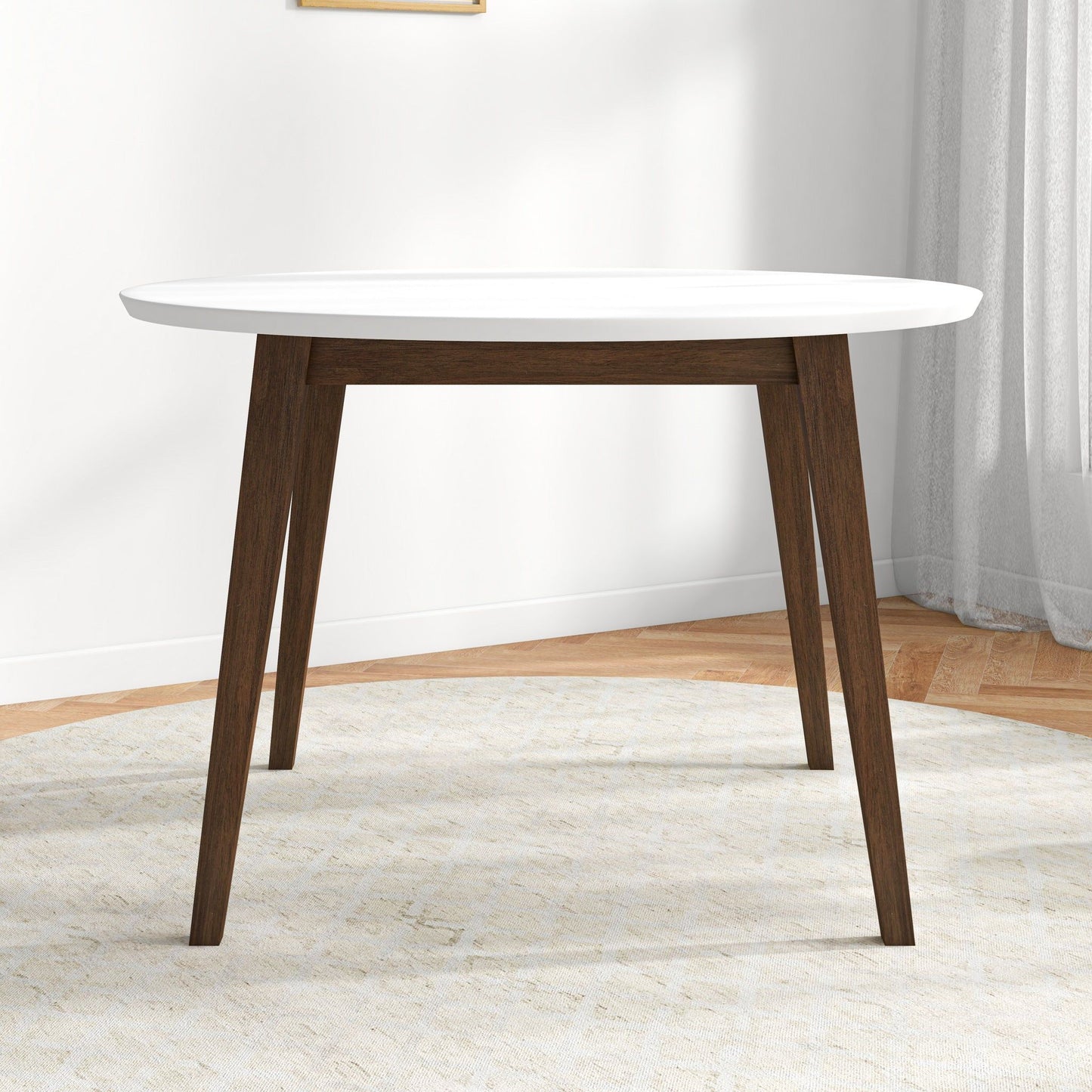 Paloma - Dining Table - Brown / White