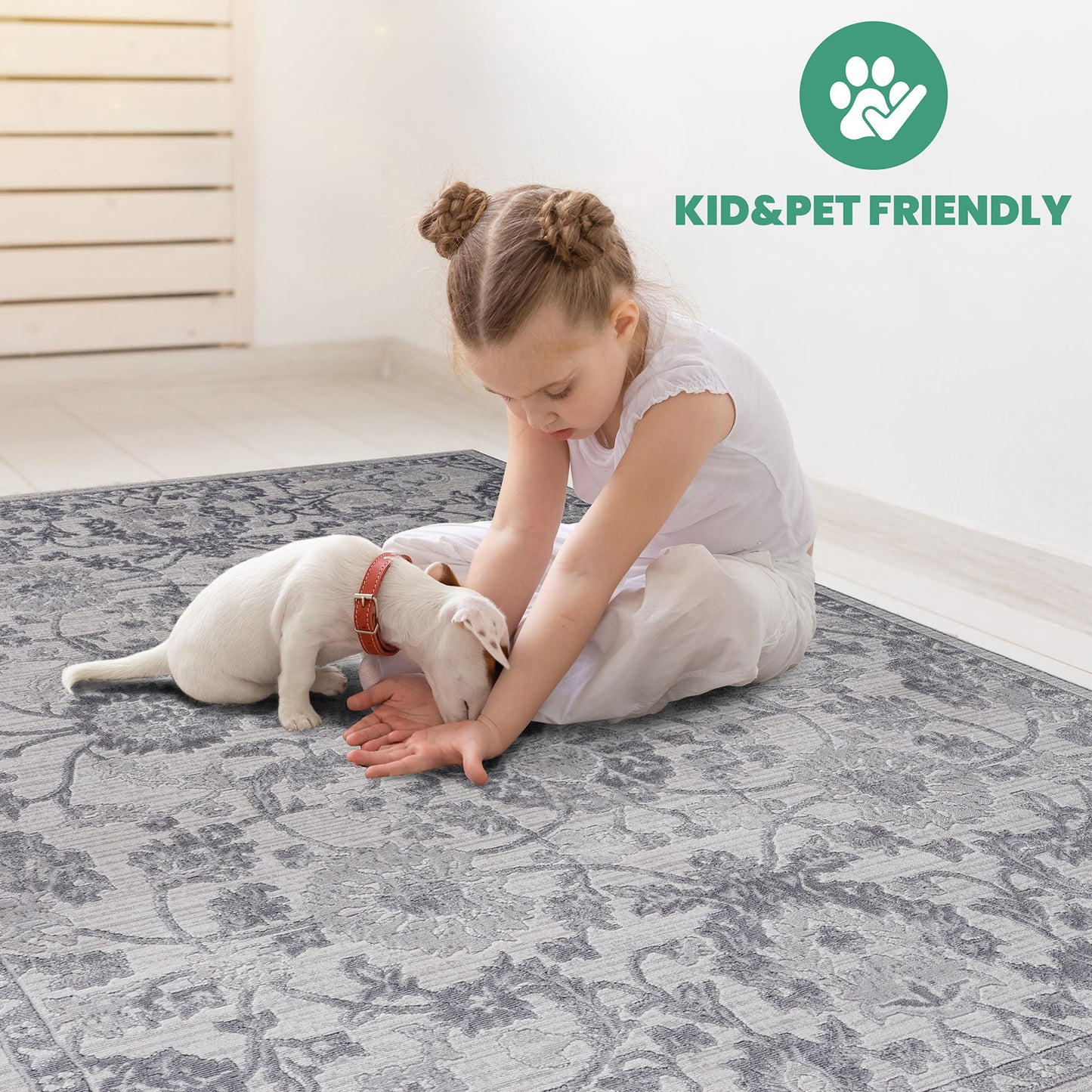 Marfi - 6' X 9' Abstract Area Rug - Ivory / Sand