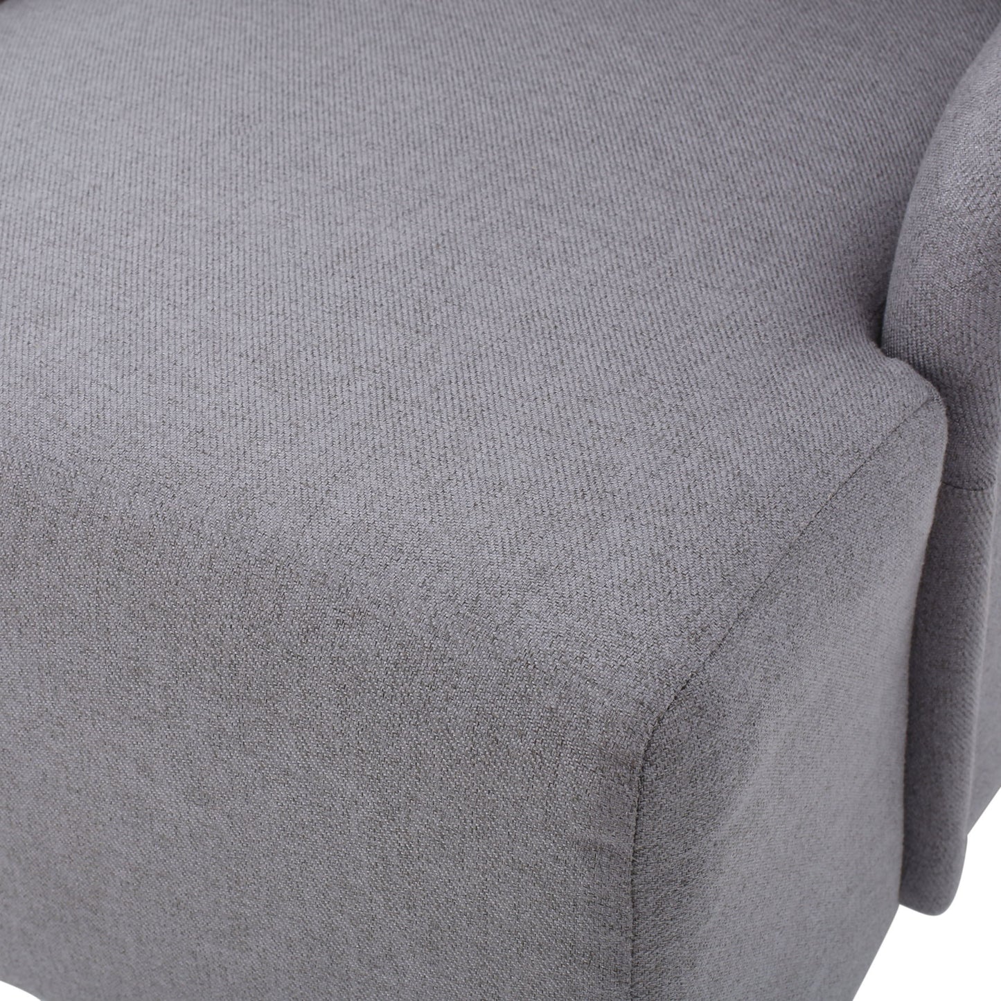 Alight - Upholstered Dining Chair With High Back And Birch Wood Legs - Light Gray