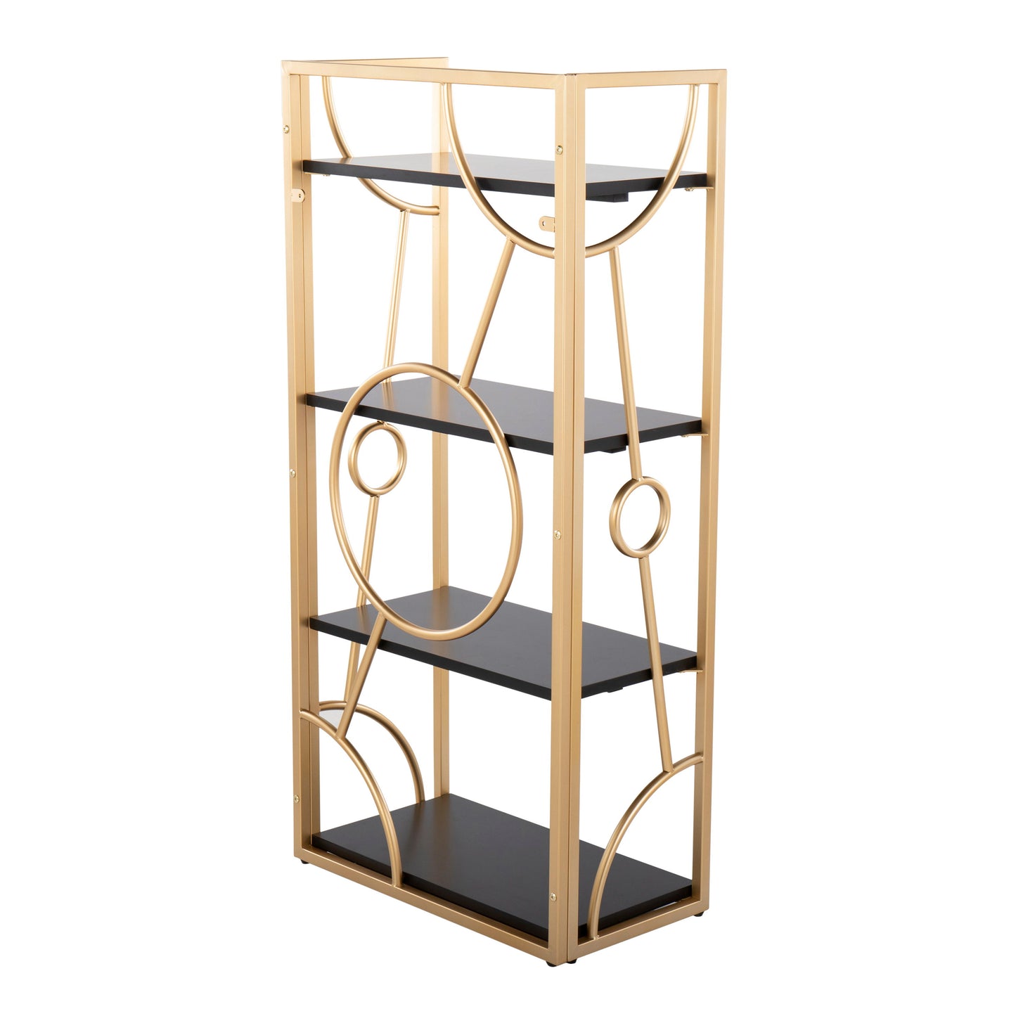 Constellation - Contemporary Bookcase - Gold / Black