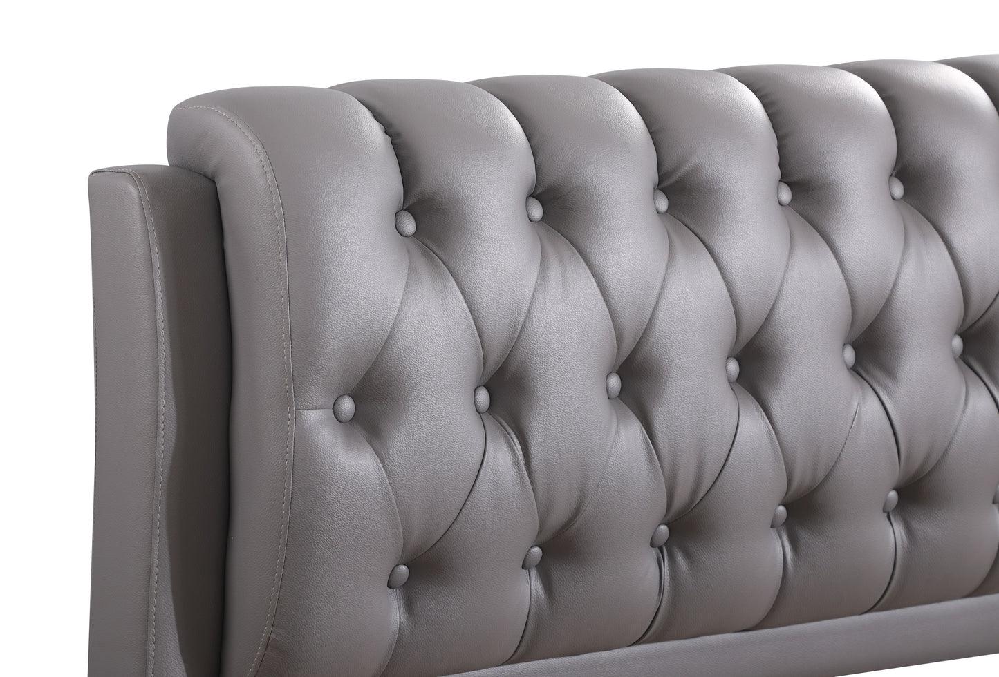 Marilla - King Bed - Gray