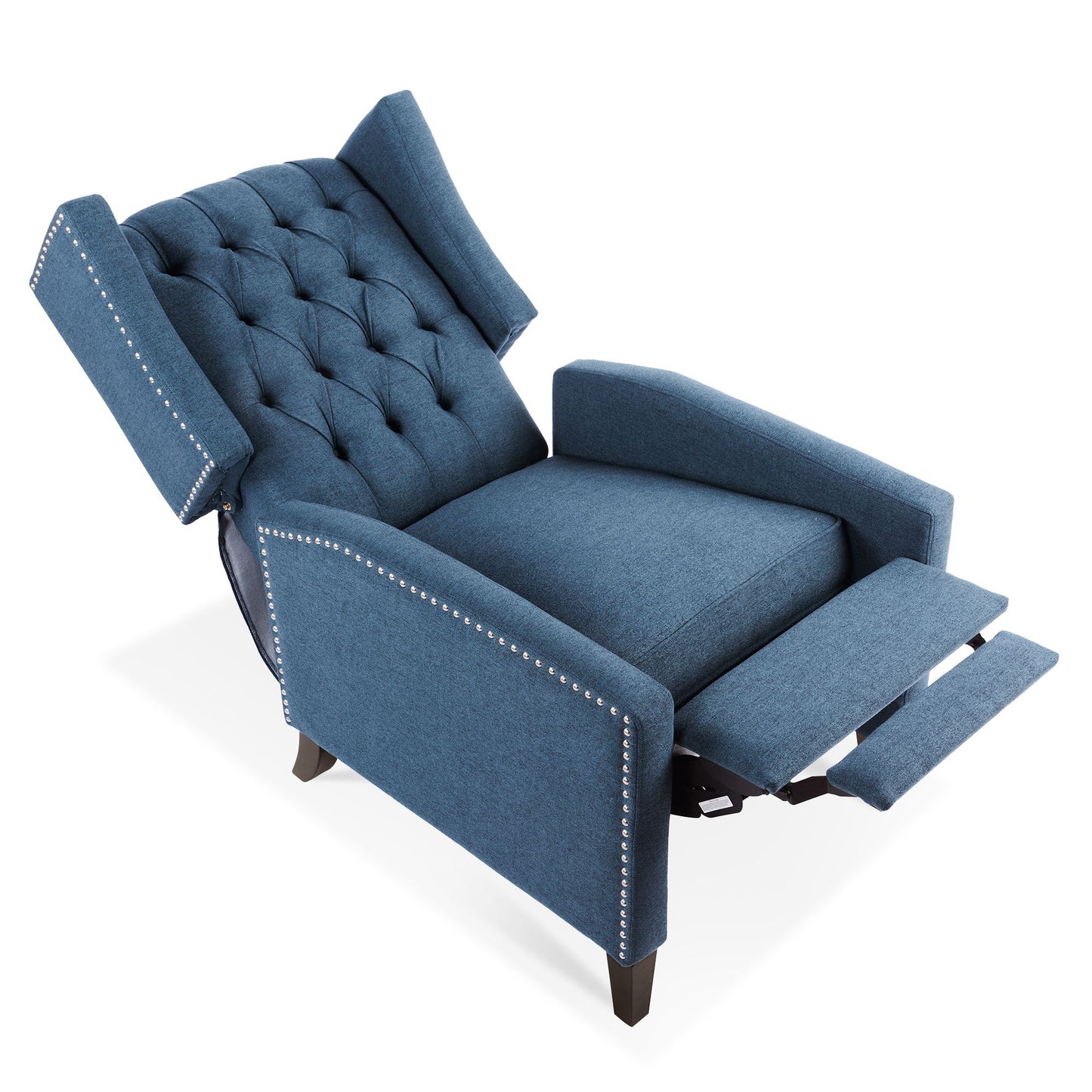 Manual Wing Chair Recliner - Blue