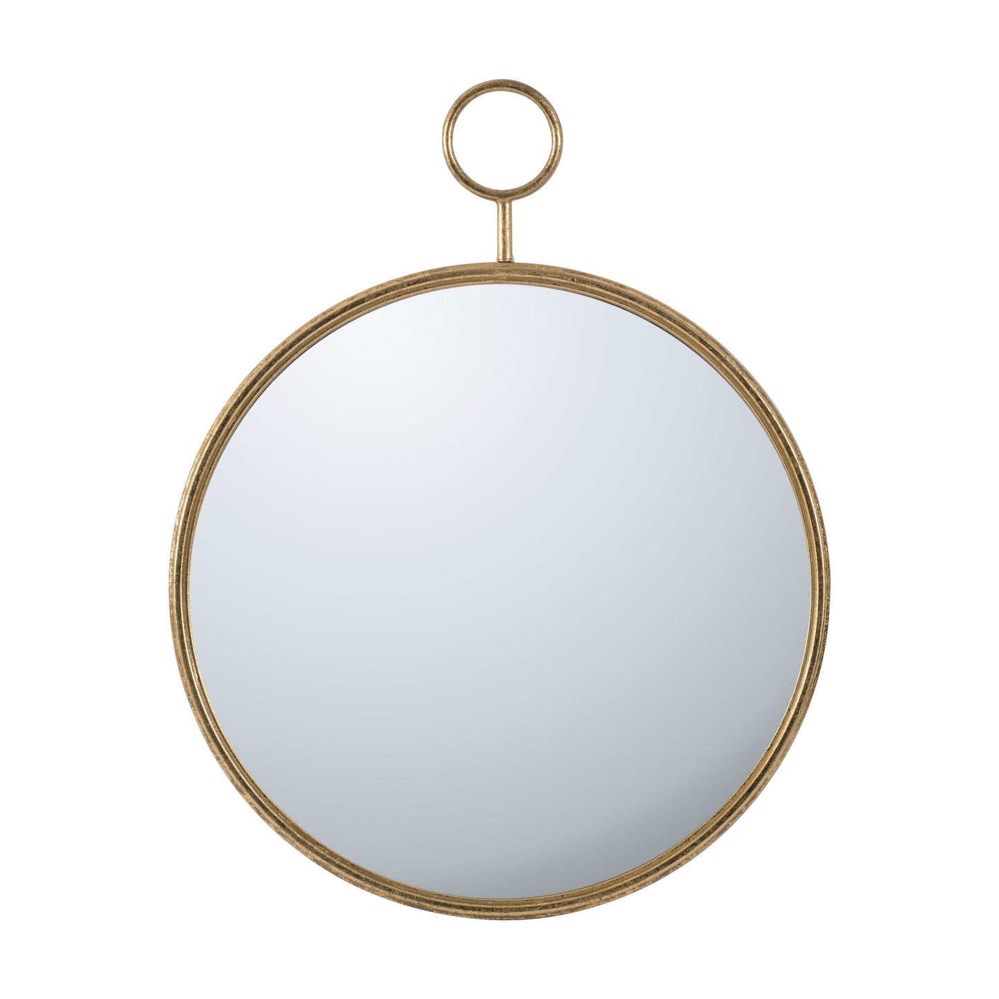 Circle Wall Mirror With Metal Frame, Accent Mirror For Living Room, Entryway, Office - Gold