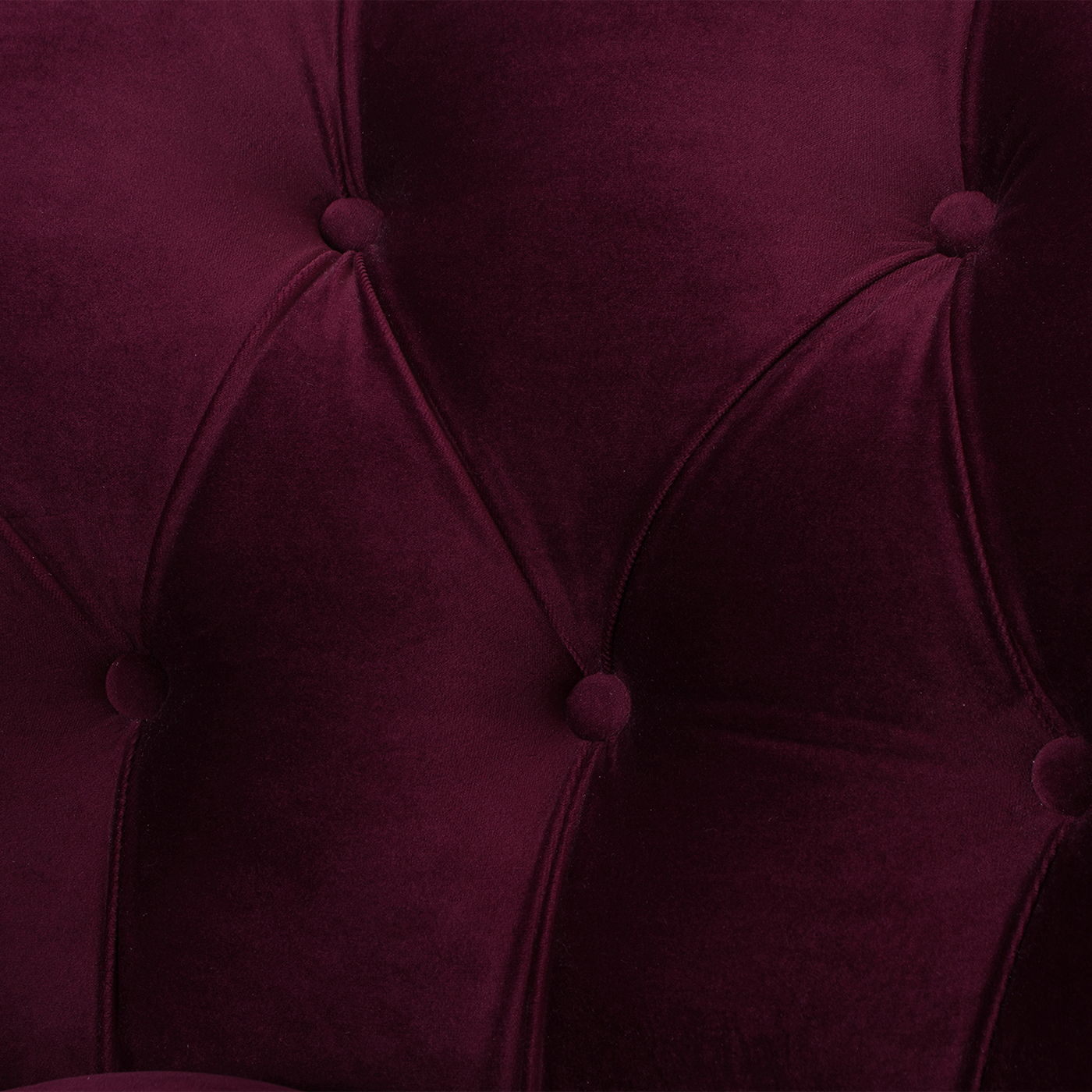 La Rosa - Victorian Tufted Upholstered Accent Chair - Burgundy