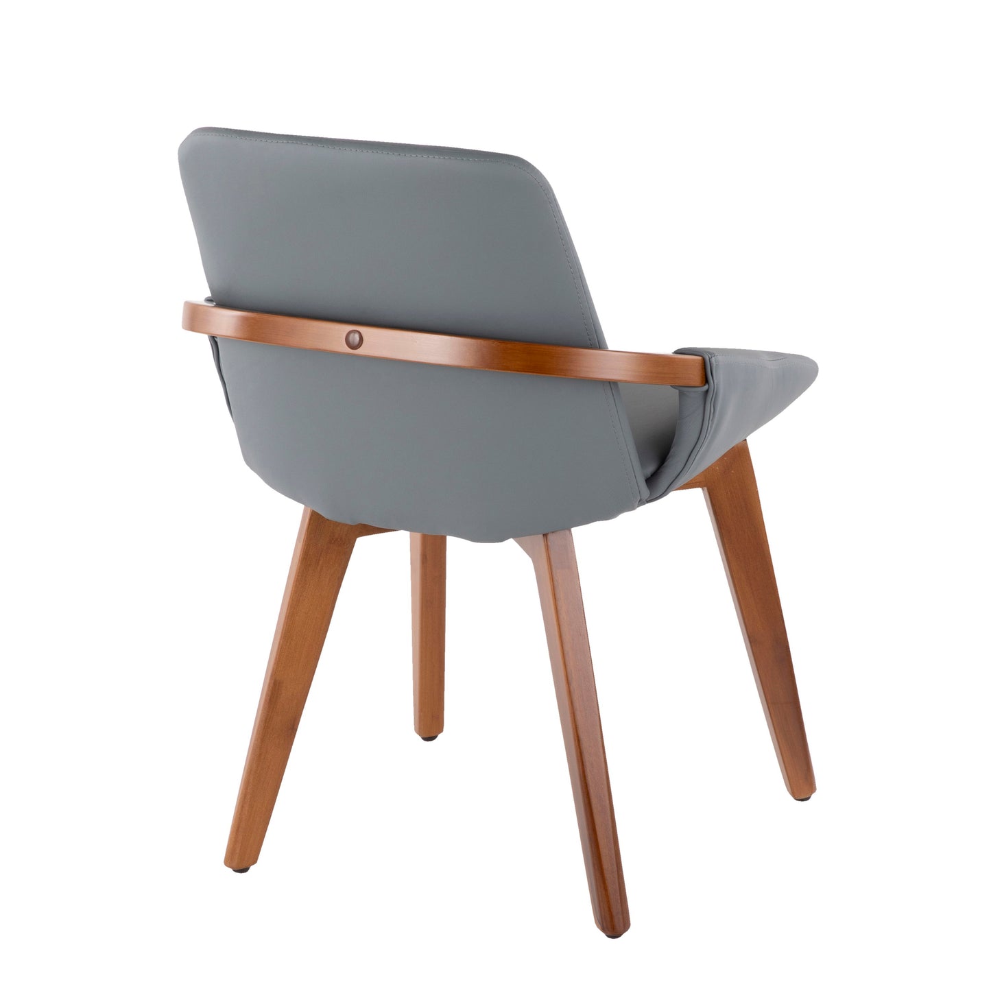 Cosmo - Mid-Century Chair - Walnut / Gray