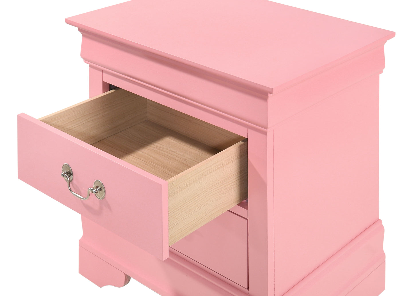 Louis Phillipe - Charming Nightstand - Pink