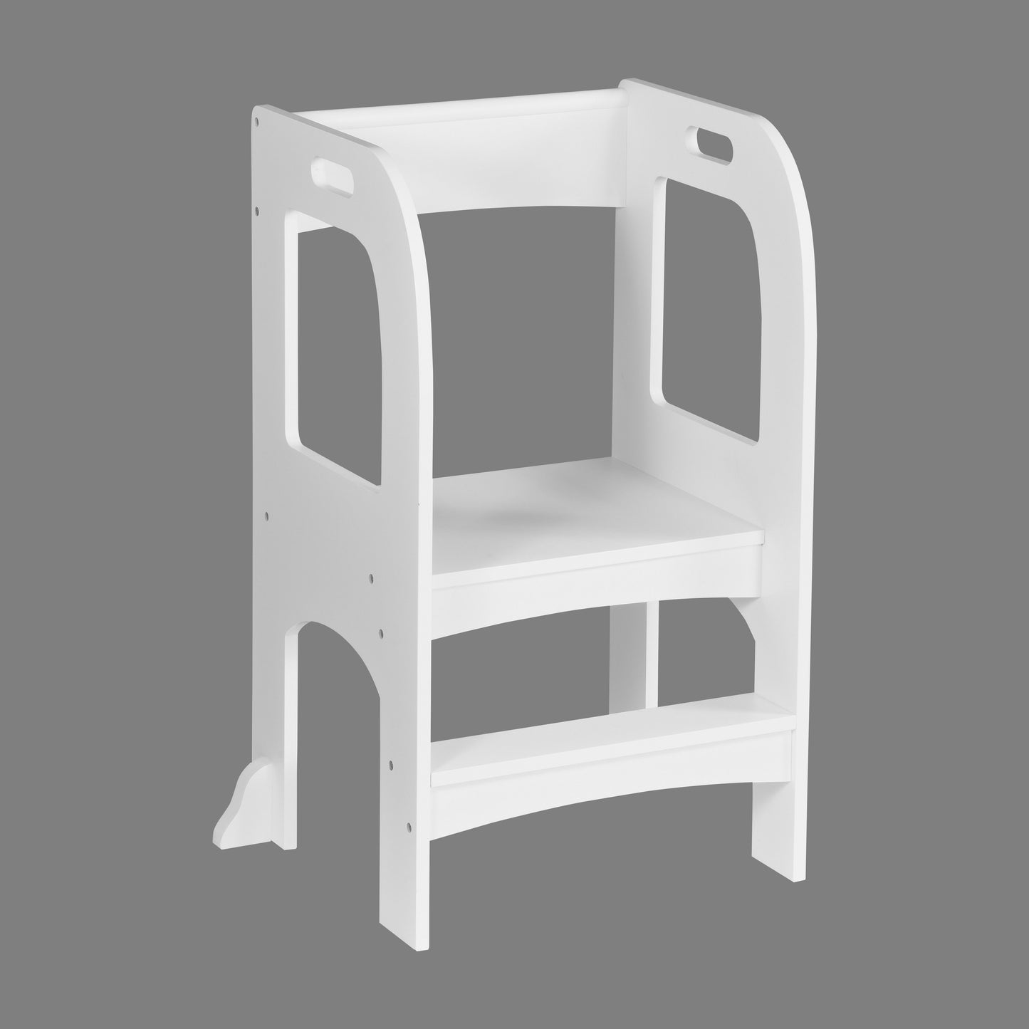 Child Standing Tower, Step Stool For Kids, Toddler Step Stool For Kitchen Counter - White