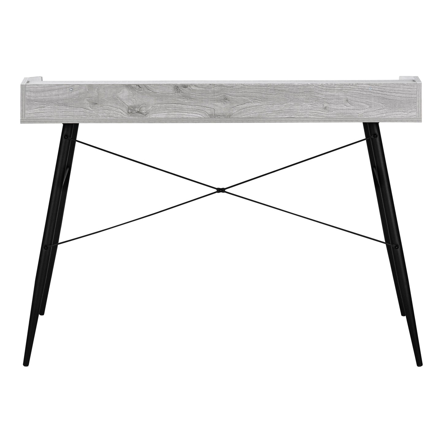 Computer Desk For Home Office, Storage Shelves, Versatile Placement - Gray