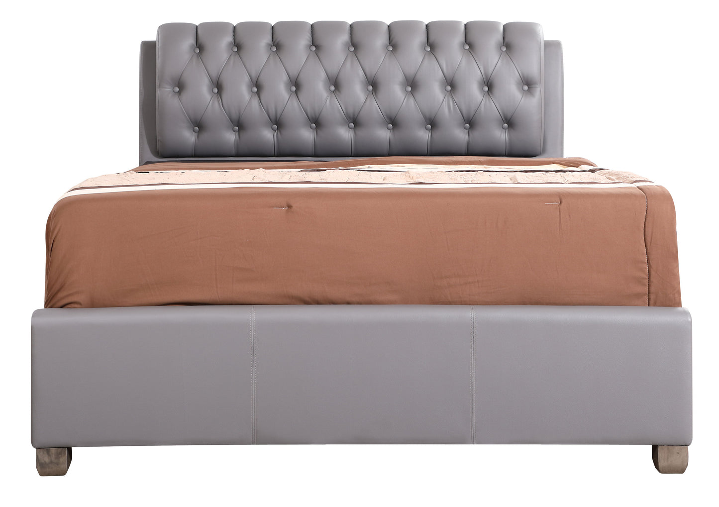 Marilla - King Bed - Gray