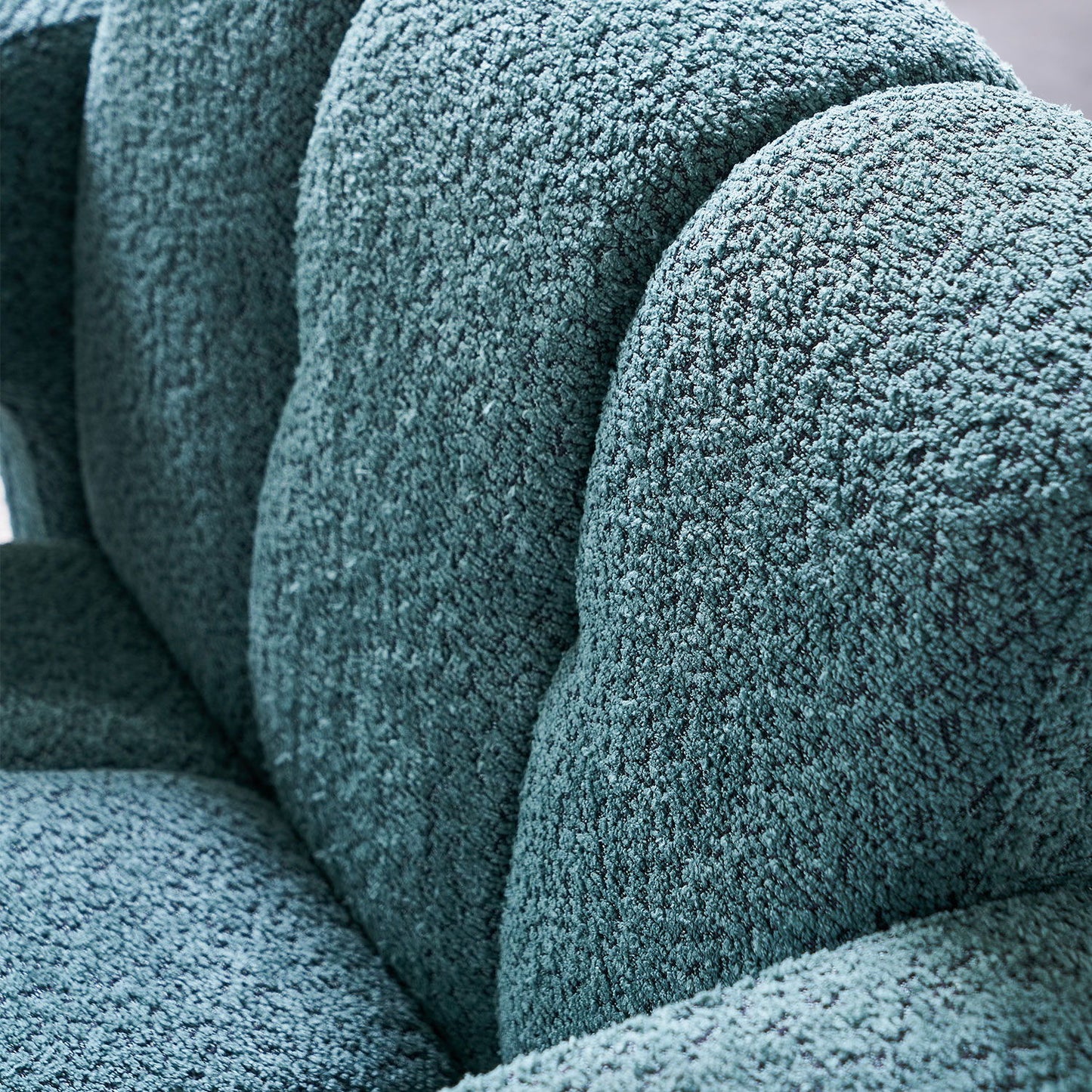 31.10" Wide Boucle Upholstered Accent Chair - Green