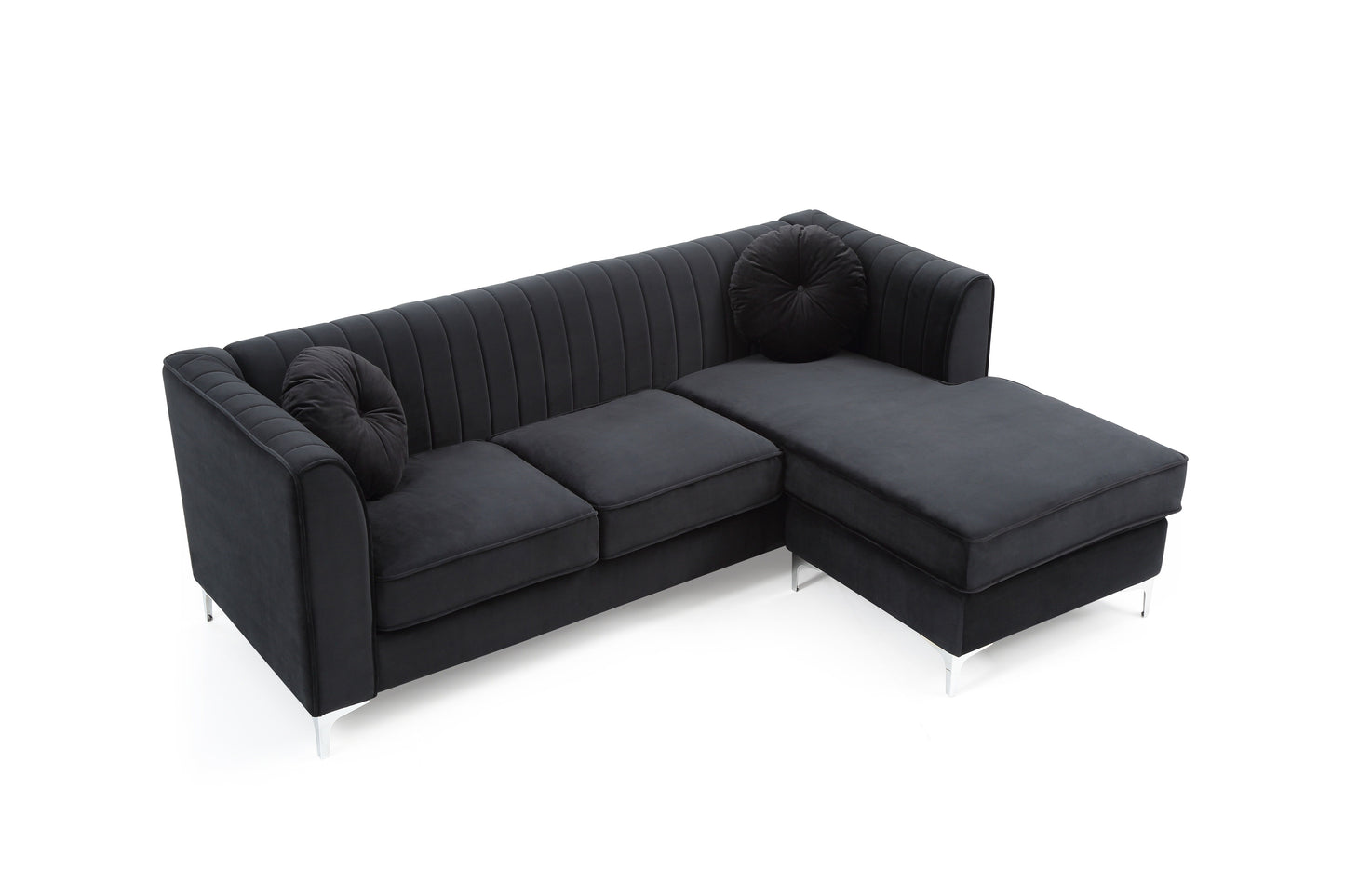 Delray - Sofa Chaise - Black