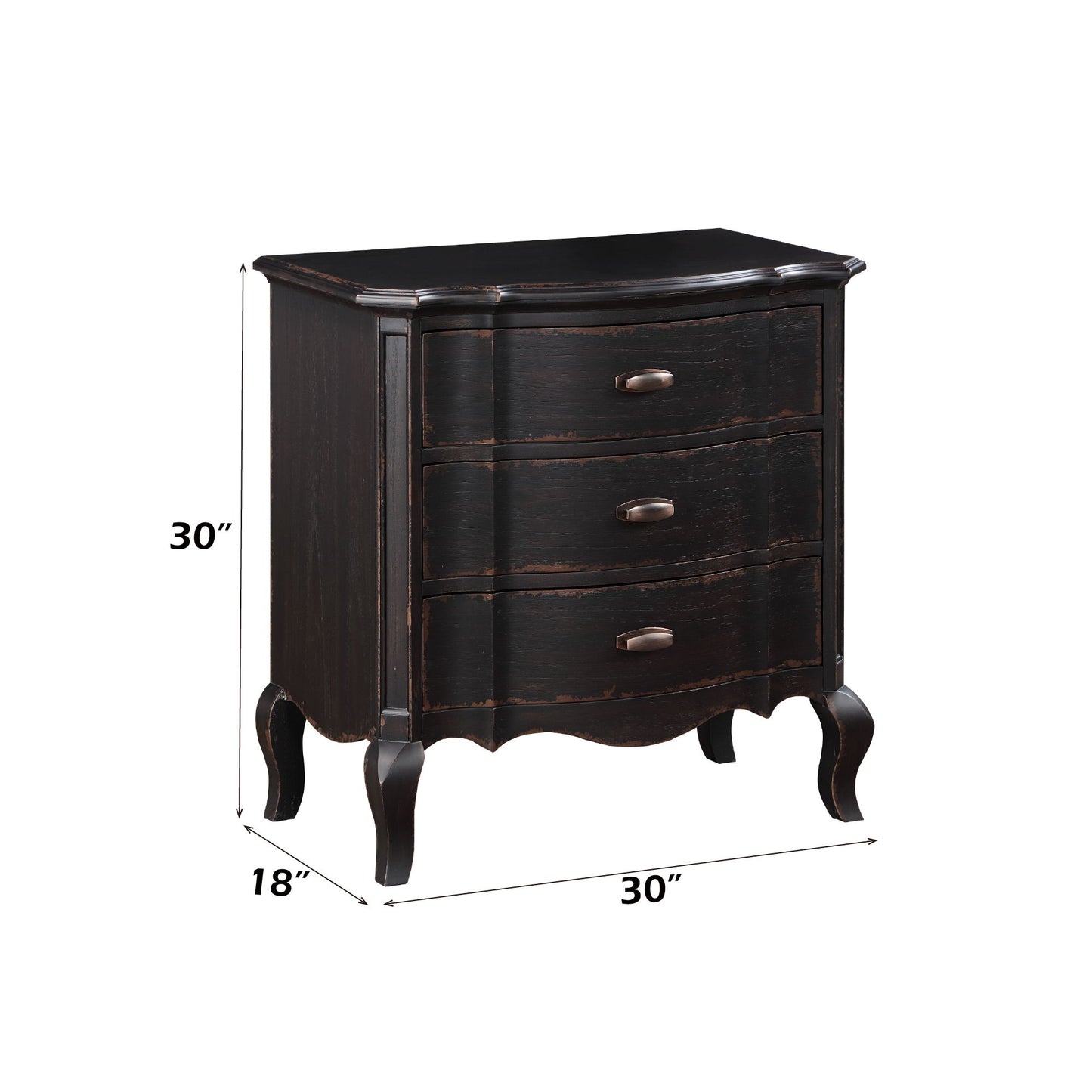 Chelmsford - Nightstand - Antique Black