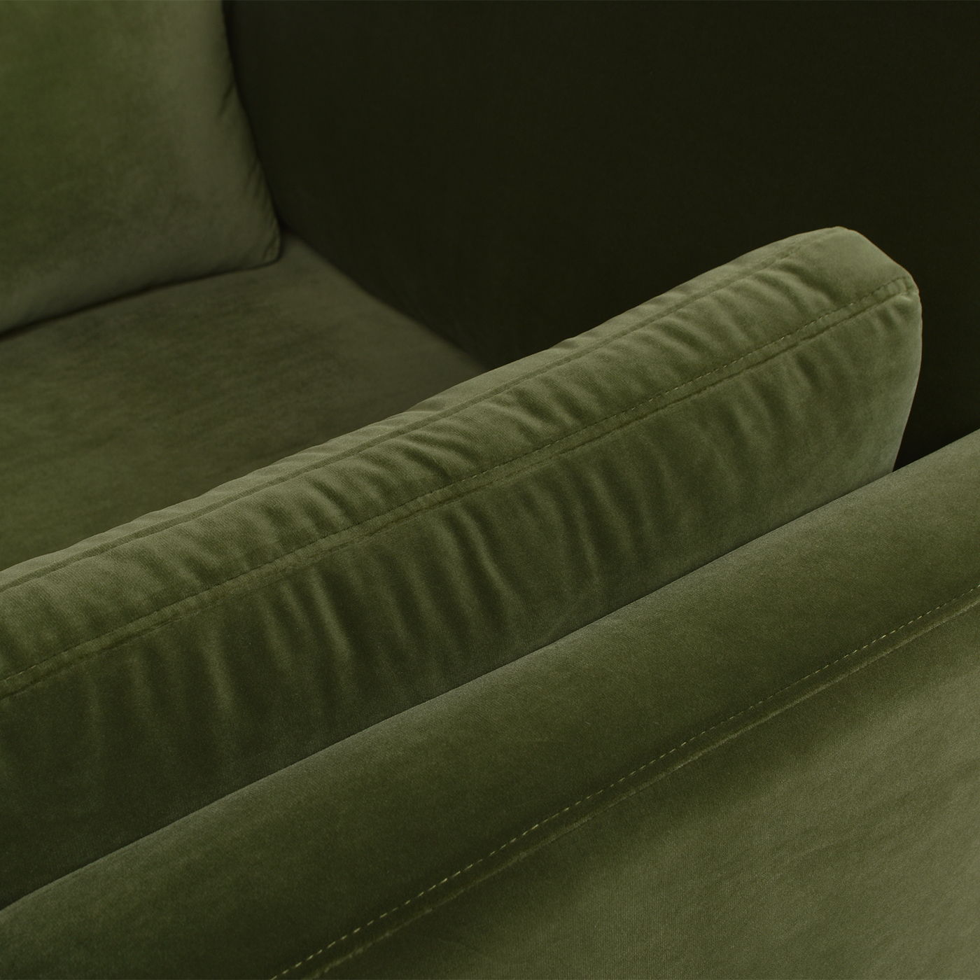 Knox - Modern Farmhouse Chaise Lounge Chair - Olive Green