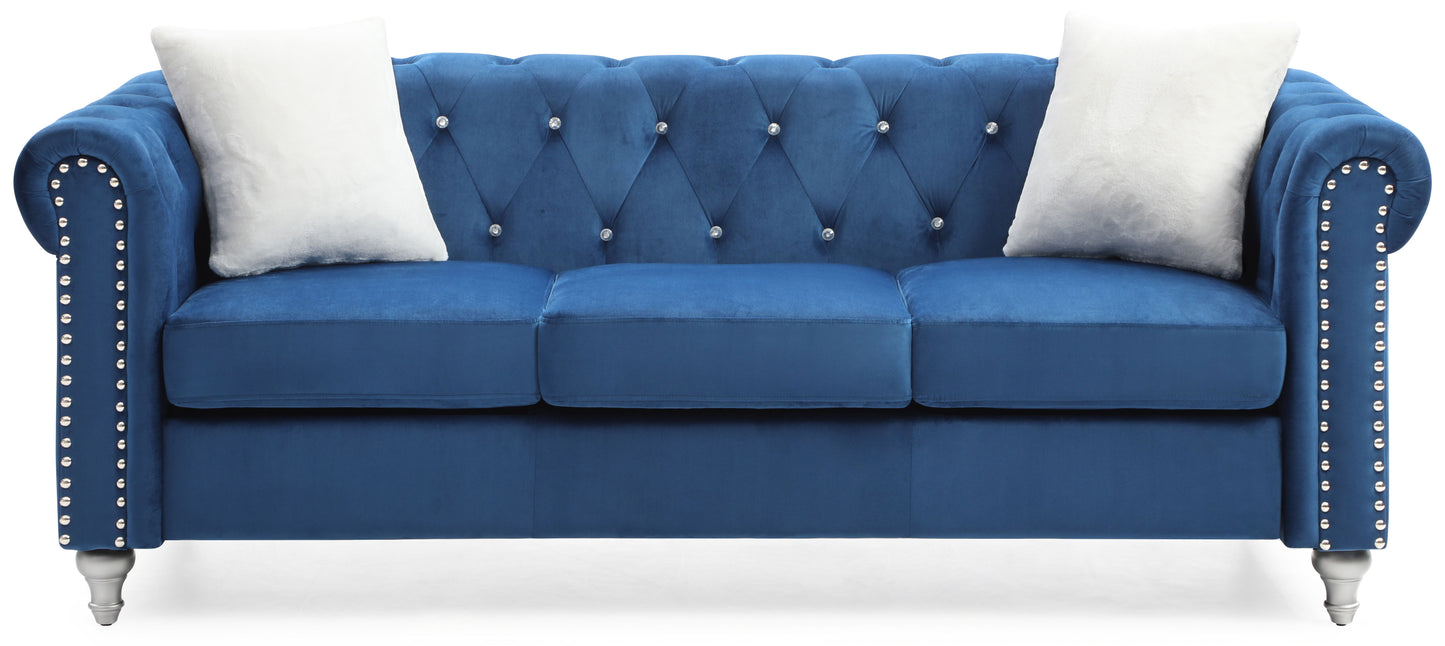 Raisa - Sofa - Navy Blue