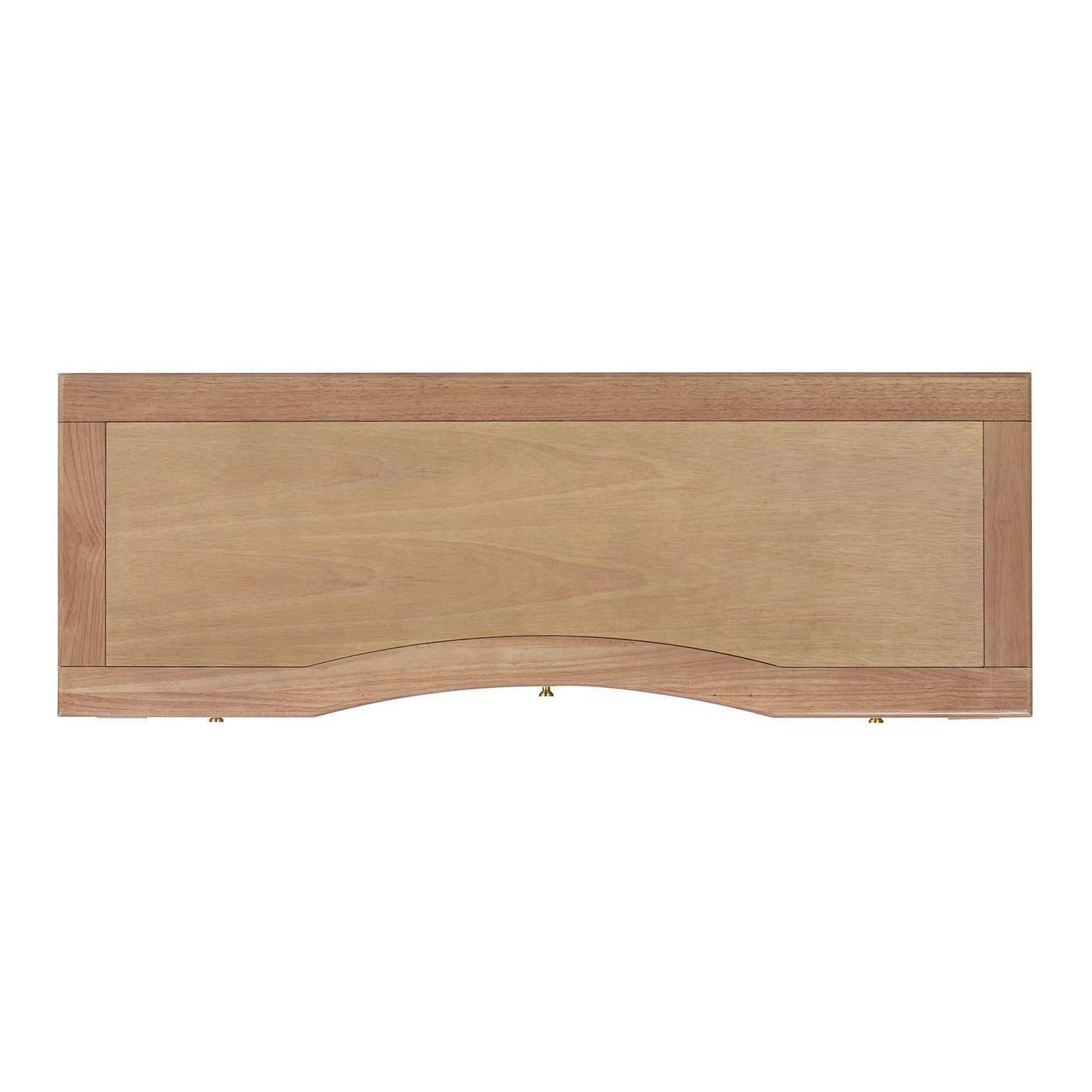 Dauphin - 3 Drawer Executive Desk - Natural Brown