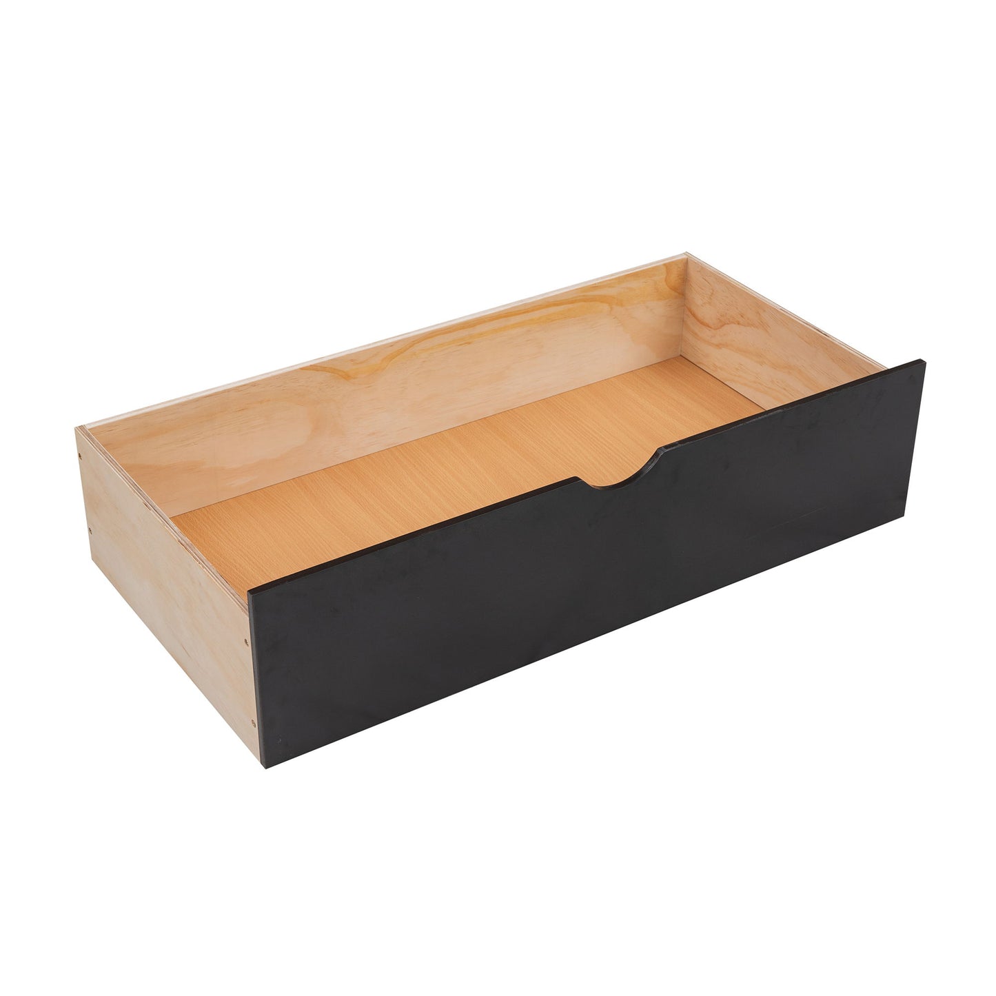 Twin Over Full Bunk Bed With Shelfs, Storage Staircase And 2 Drawers - Espresso