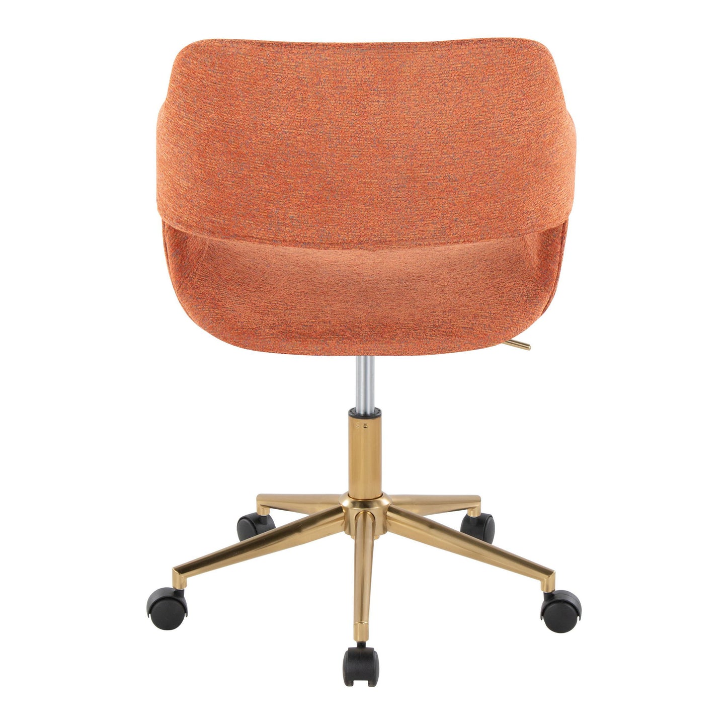Margarite - Contemporary Task Chair - Gold / Orange