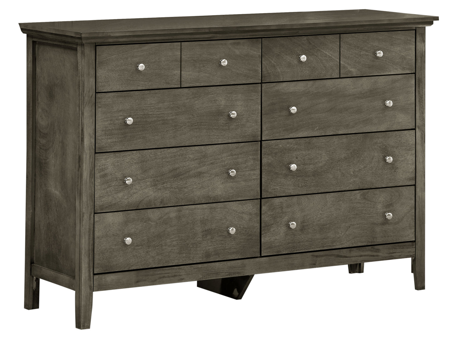 Elegant Casual Dresser - Gray
