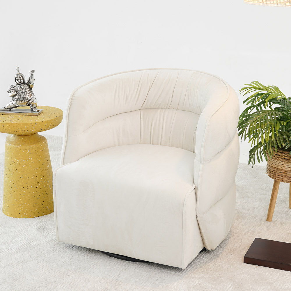 Walden - Swivel Chair - Cream