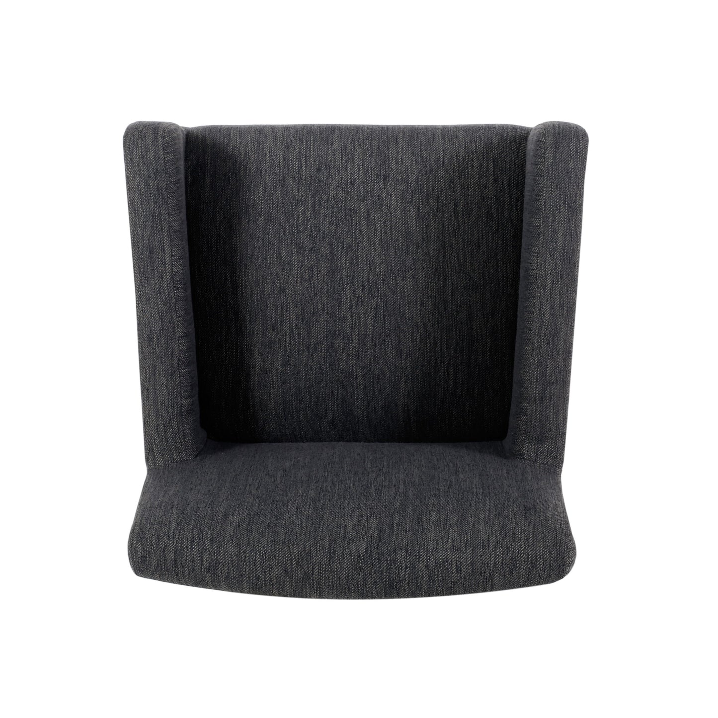 Serenitia - Upholstered Counter Chair With Straight Arm - Charcoal