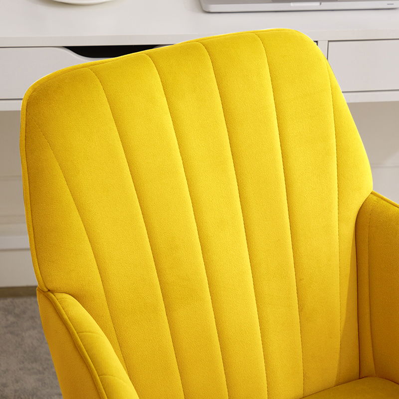 Swivel Office Chair - Bright Yellow