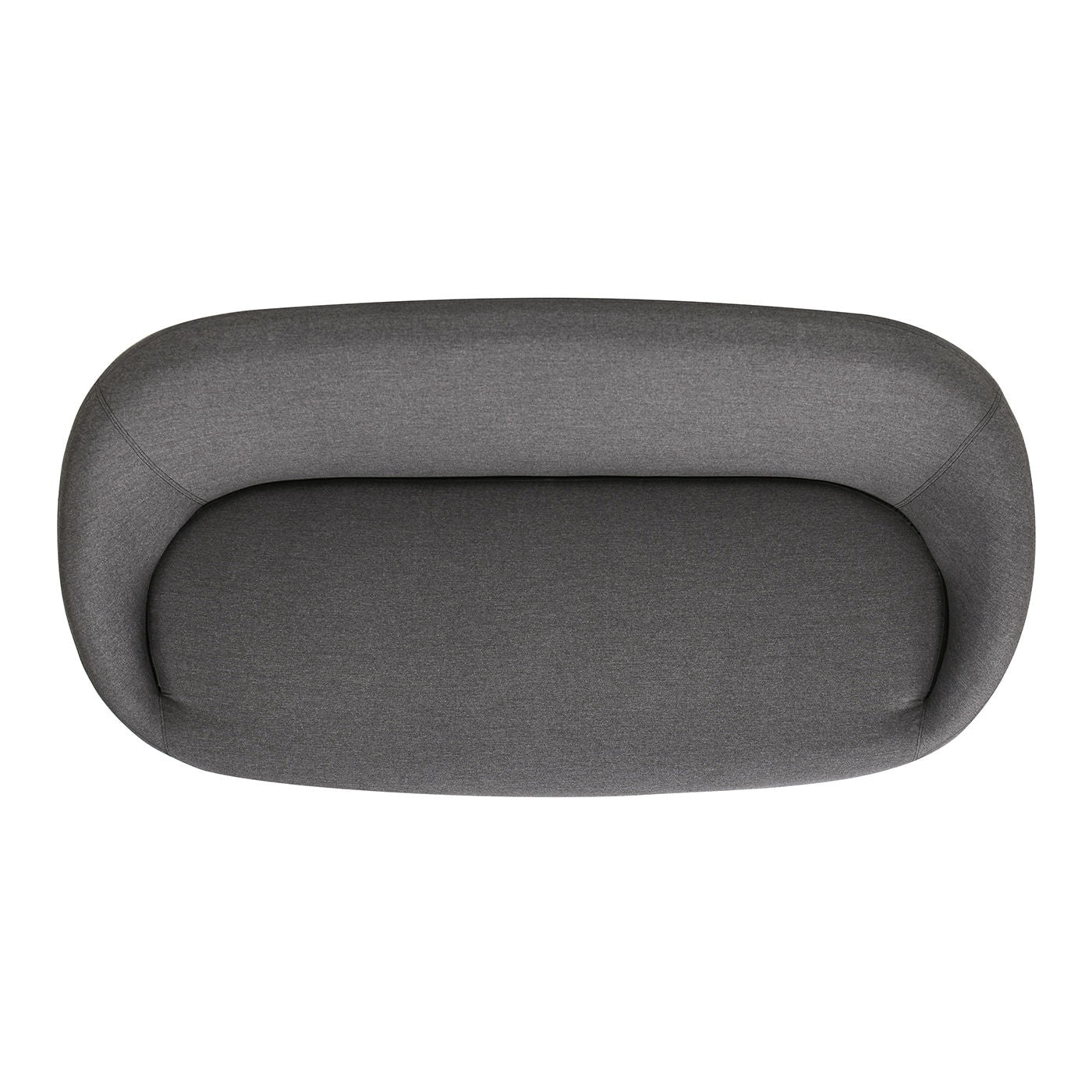 Willow - Upholstered Patio Deep Seating Sofa - Graphite Gray / Black