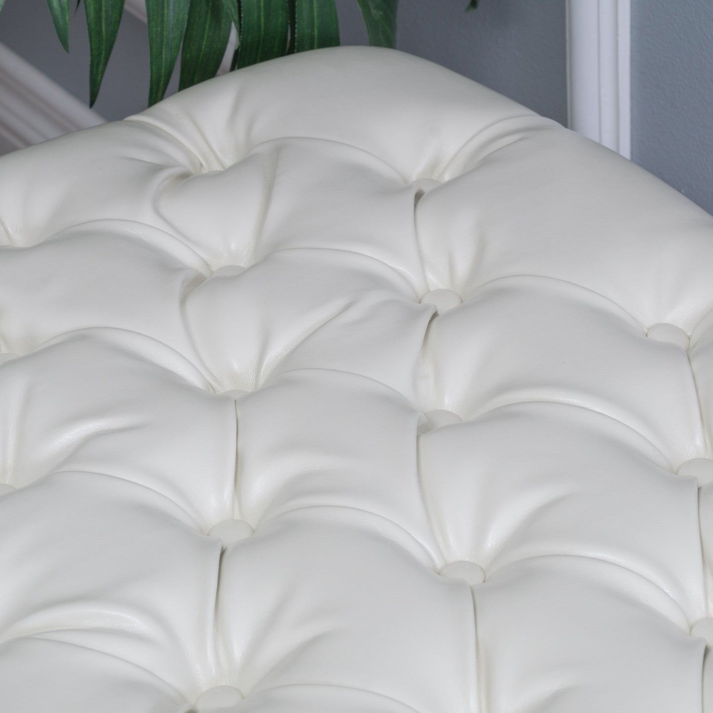 Juliana - Storage Ottoman With Hidden Compartment - Ivory