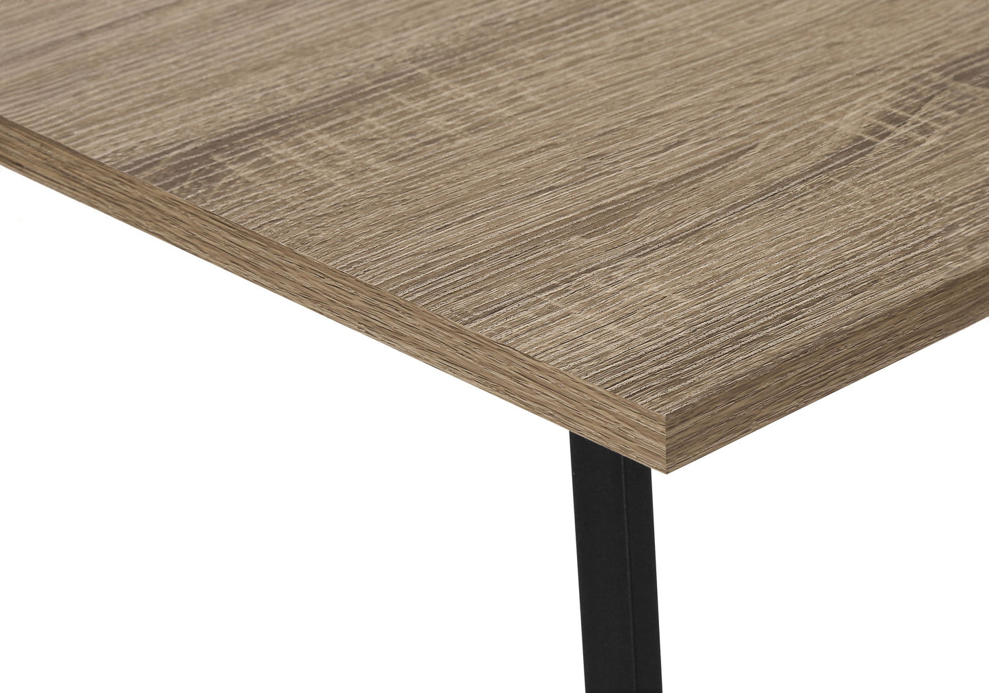 Computer Desk, Home Office, Corner, Storage Shelves, L-Shape, Work, Laptop, Contemporary, Modern - Taupe