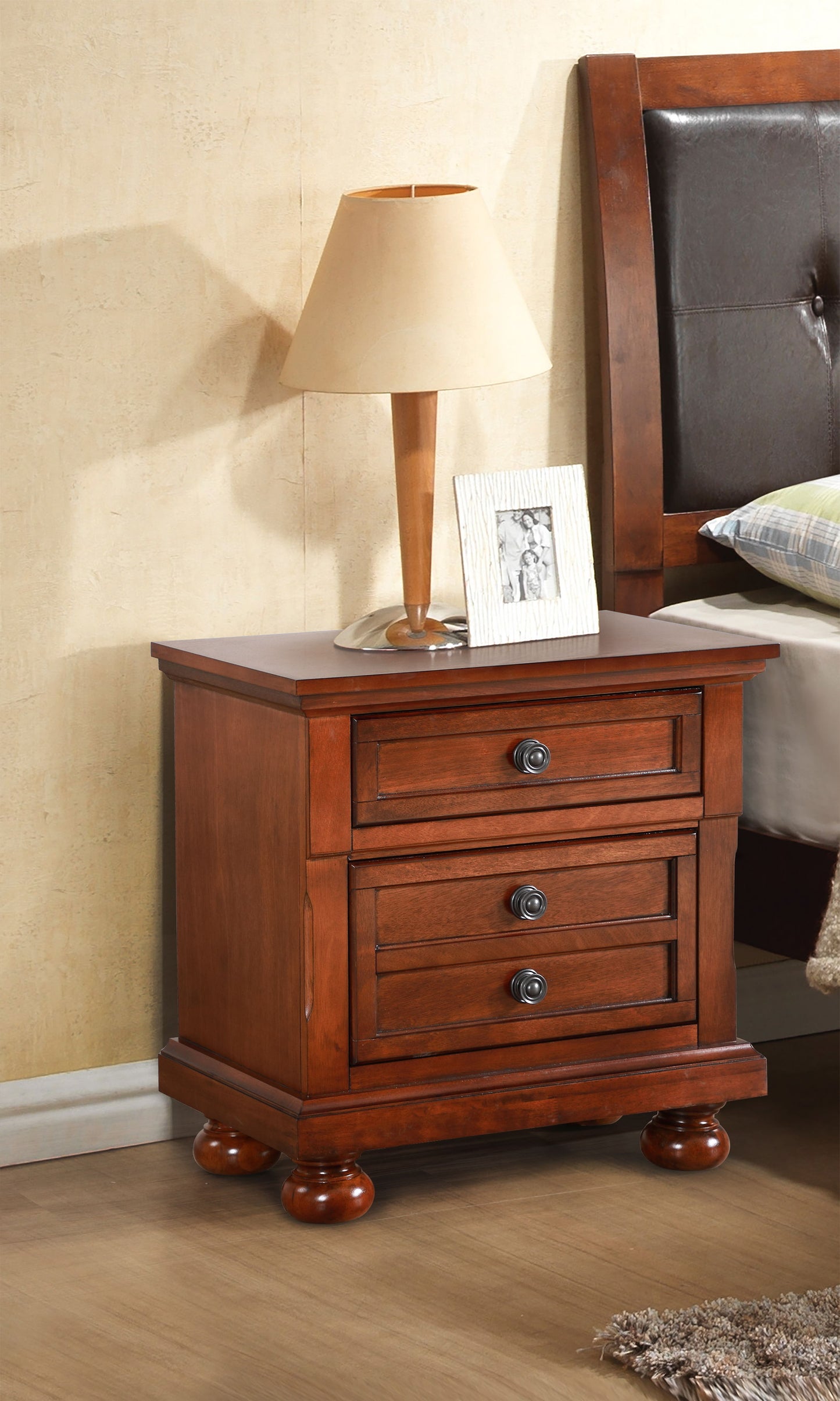 Meade - Nightstand - Cherry
