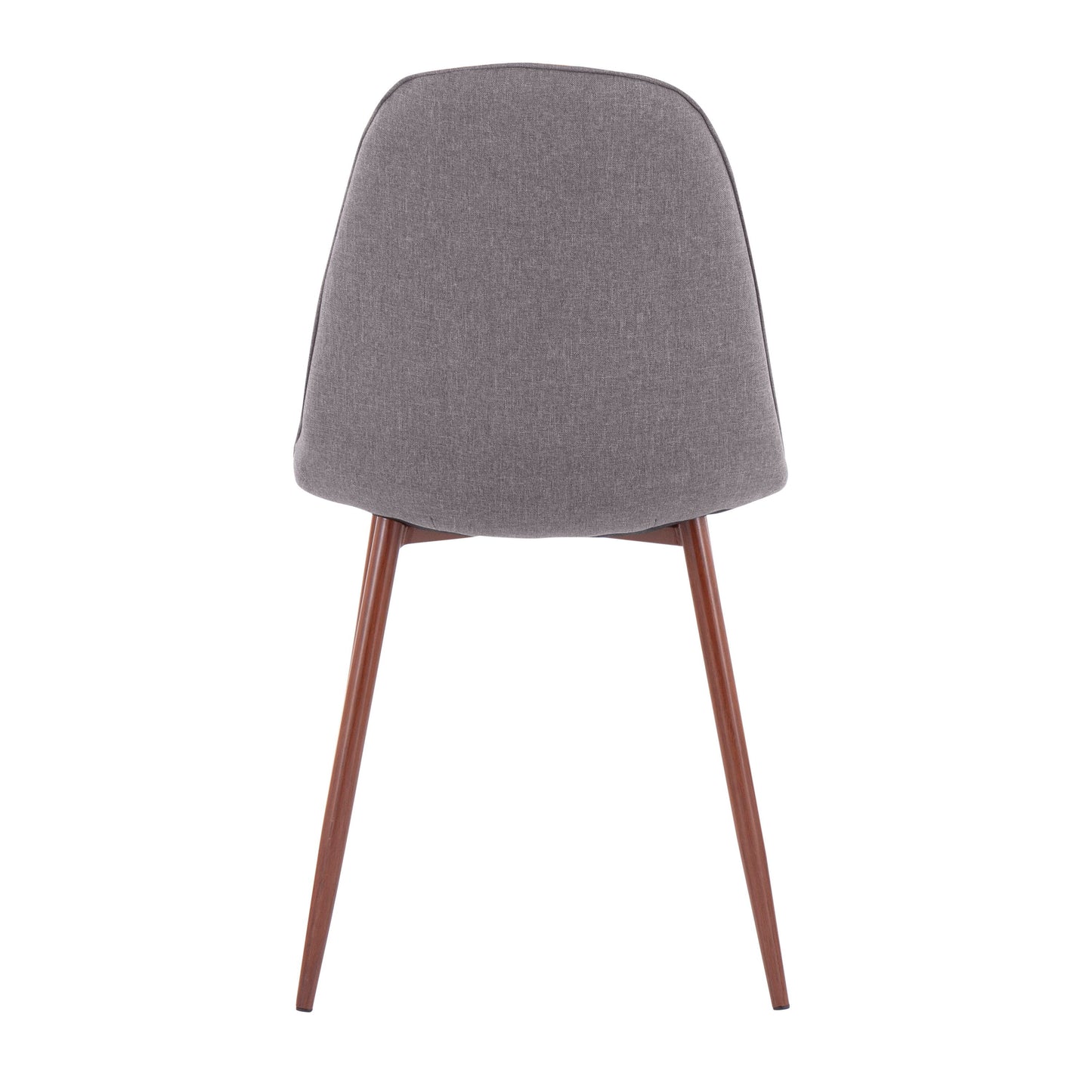 Pebble - Contemporary Chair (Set of 2) - Walnut / Charcoal