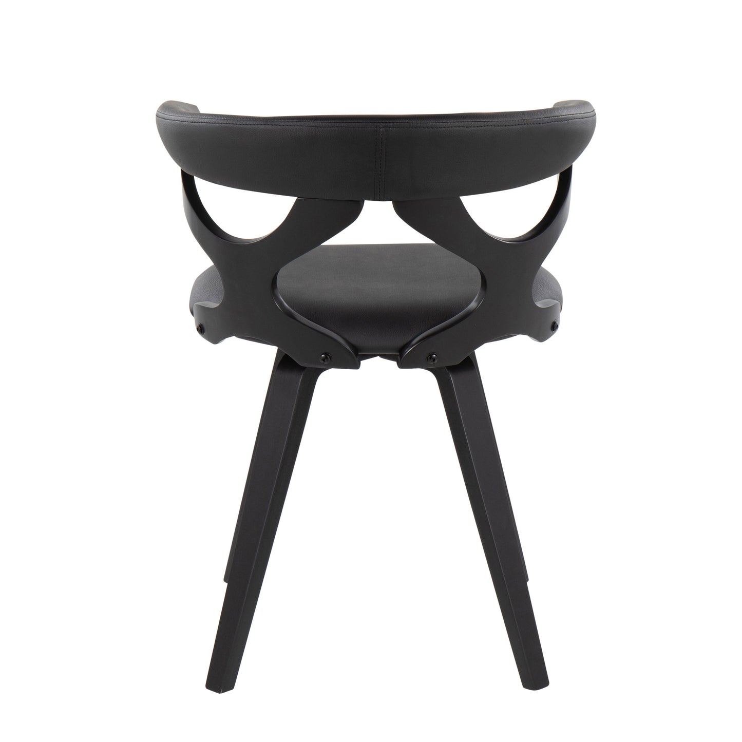 Gardenia - Contemporary Dining / Chair With Swivel - Black