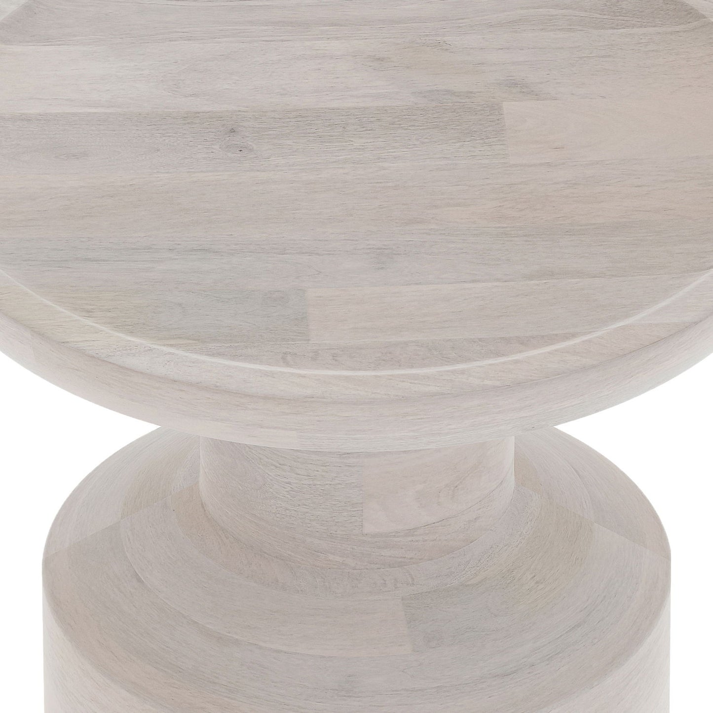 Haynes - Wooden Accent Table - White Wash
