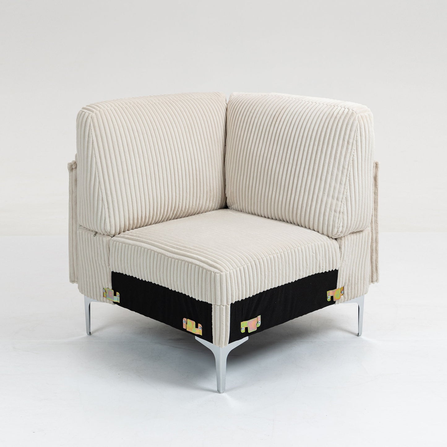 Modular Sectional Sofa Corner Seat, Middle Seat Module Couch - Beige