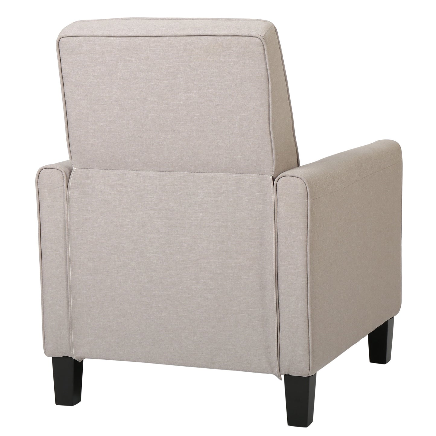 Recliner Push Back Chair For Elegant Home - Beige