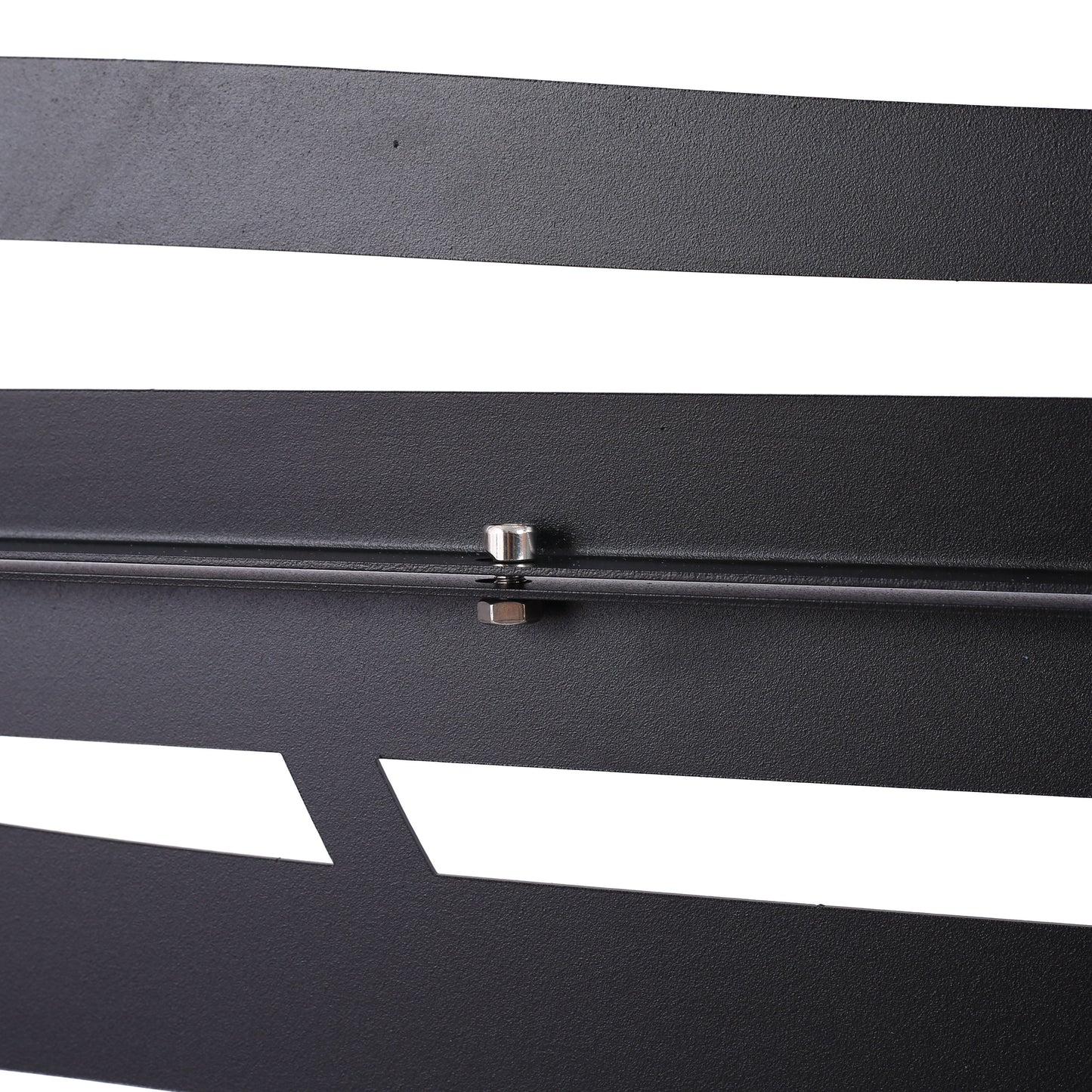 Outdoor & Indoor Privacy Screen Metal Privacy Screen, Steel Decorative Panels - Black