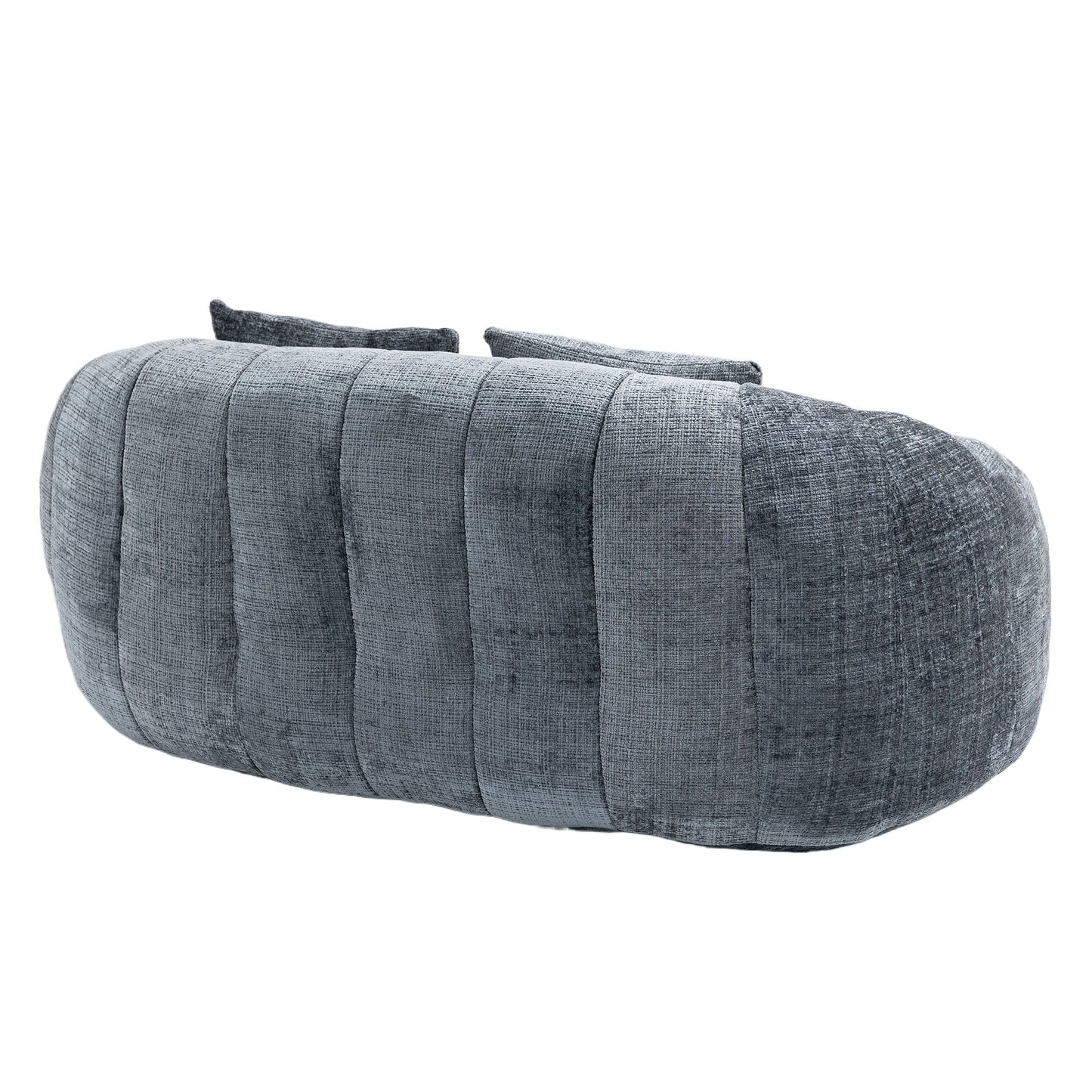 Contemporary Bean Bag Sofa Lazy Sofa Durable Comfort Lounger For Indoor & Outdoor Use - Gray