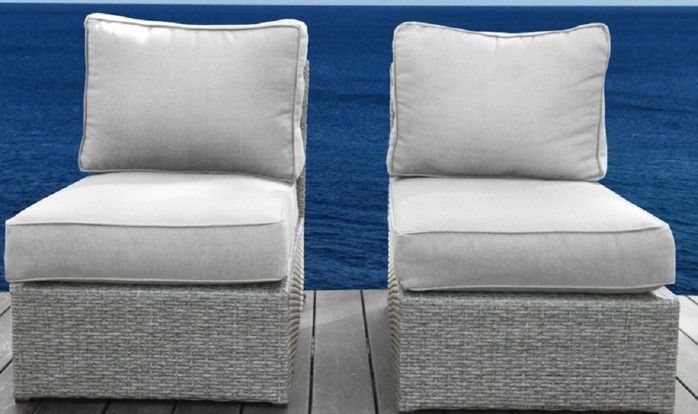 Patio Chair With Cushions - Gray Mix