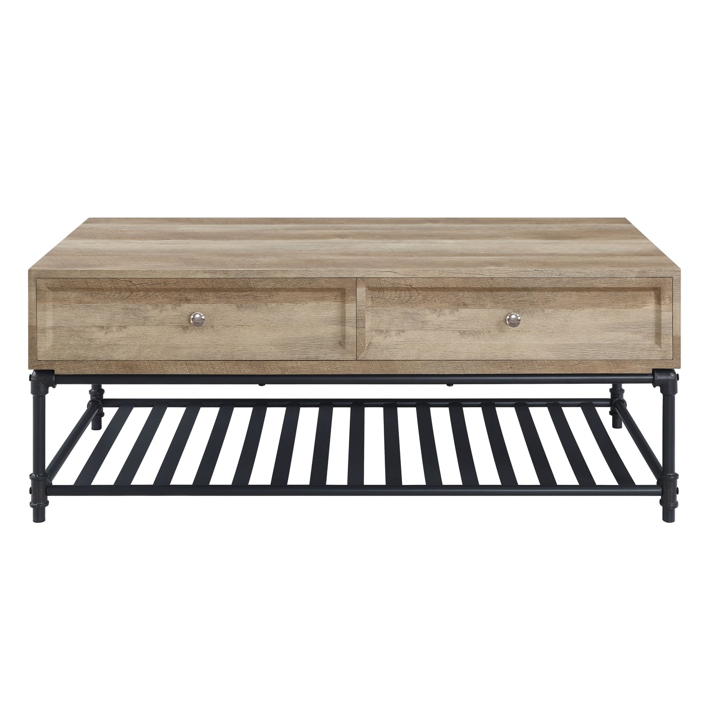 Brantley - Rectangular Coffee Table - Oak / Sandy Gray