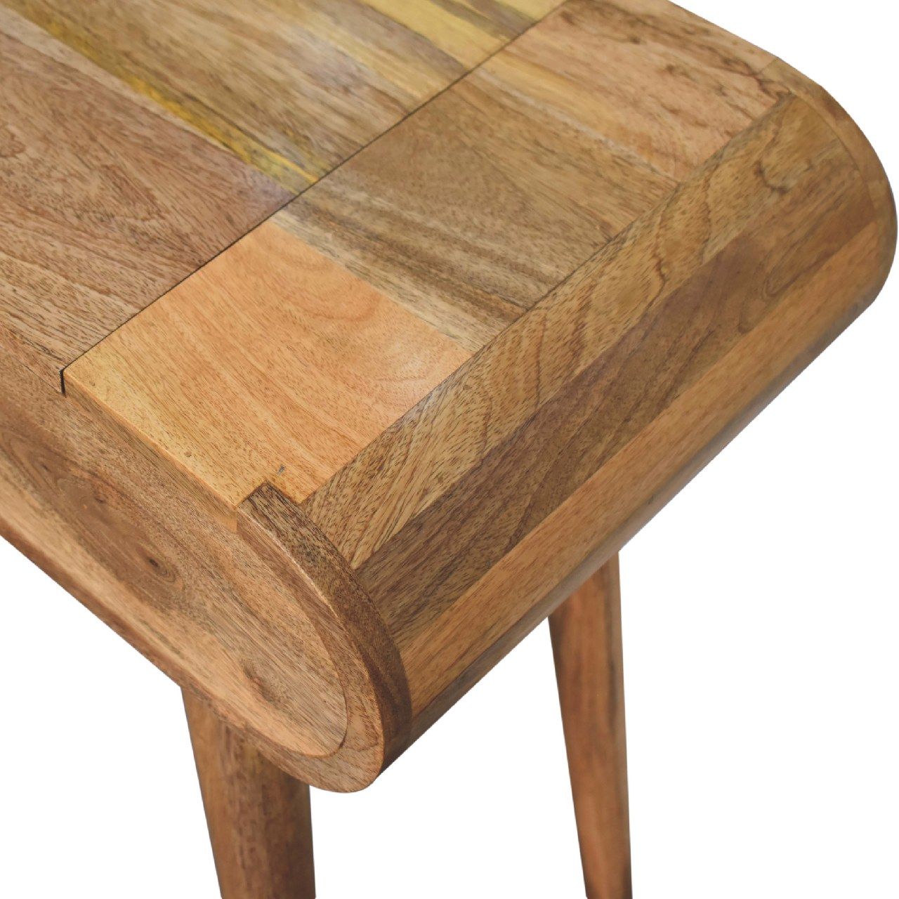 Mini Round Dressing Table - Oak