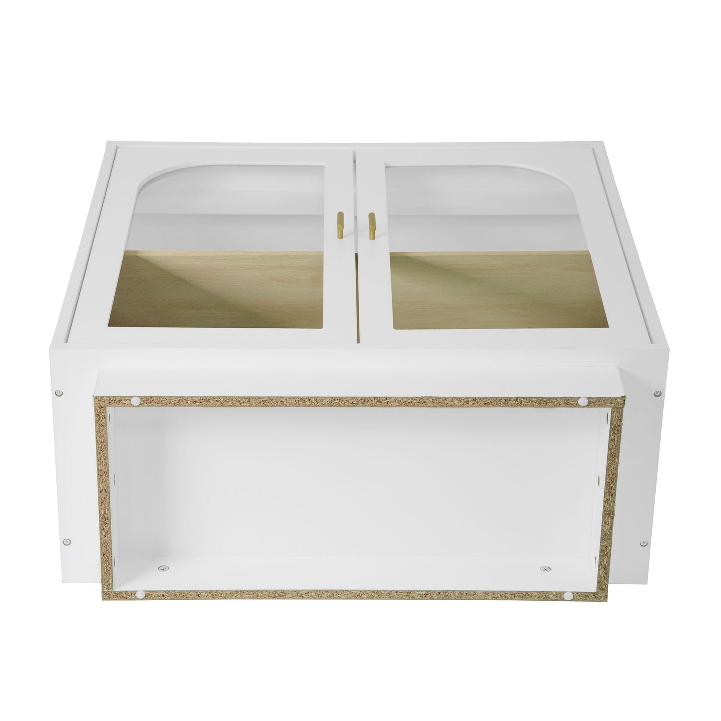 Storage Cabinet With Door For Living Room, Dining Room, Study - White