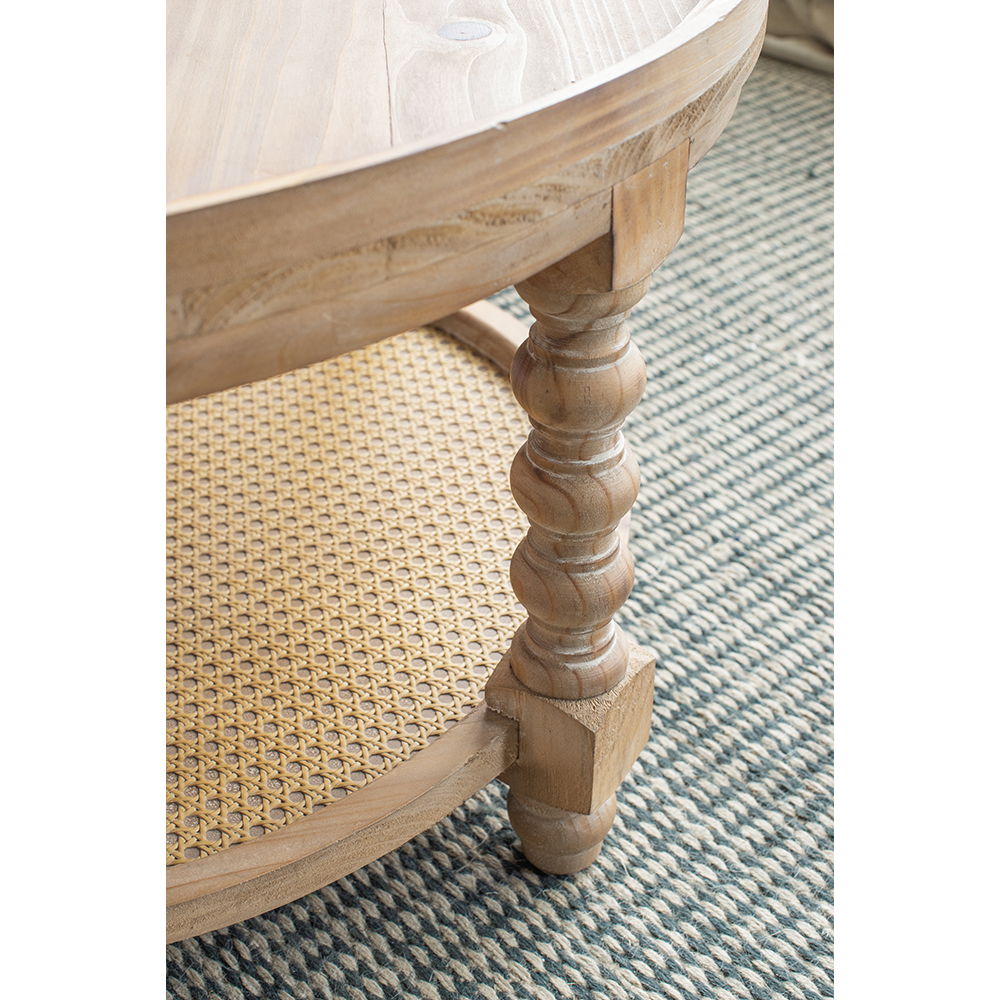 Round 2 Tiered Side Tabel, End Tabel For Lving Room Bedroom Entryway - Brown