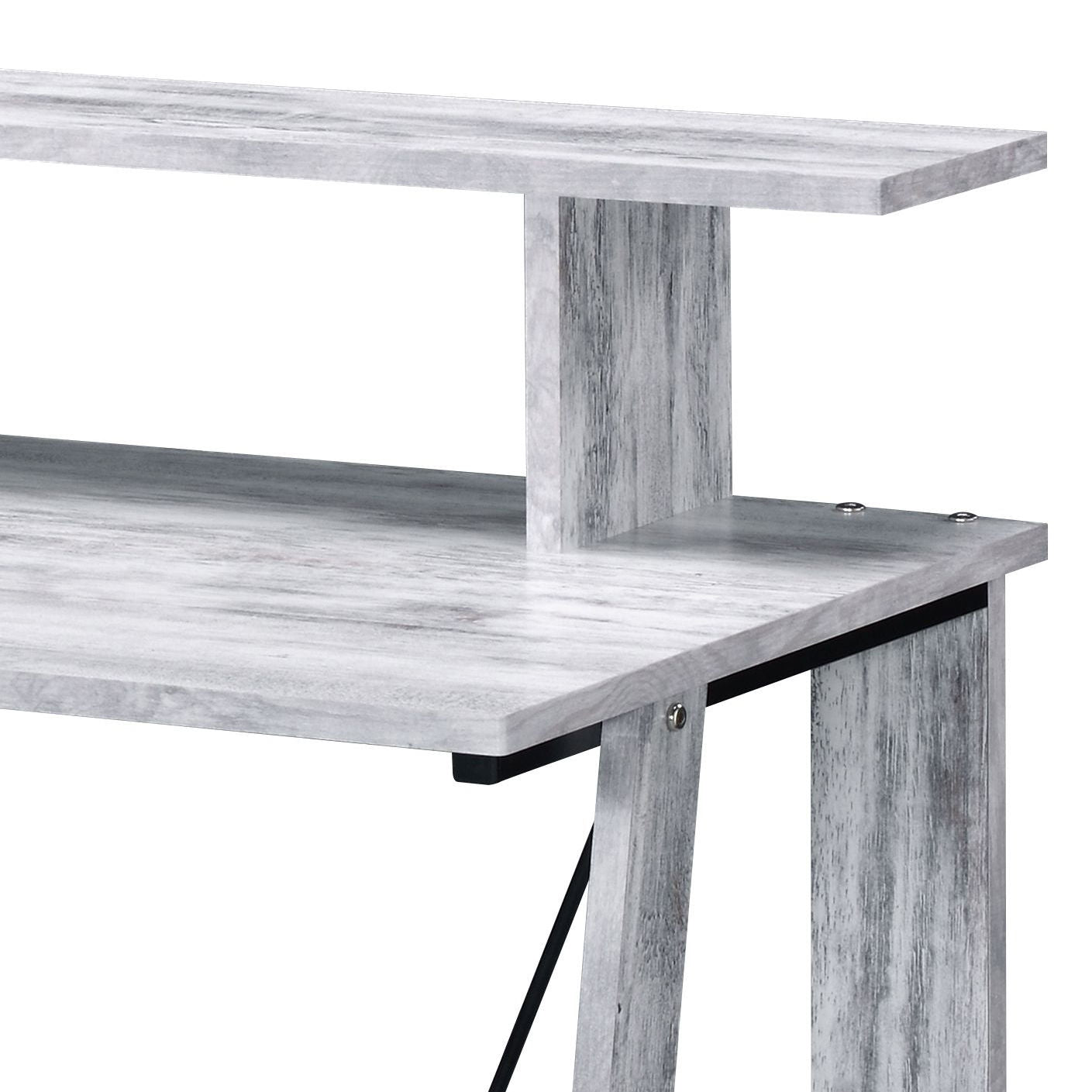 Nypho - Writing Desk - Antique White / Black