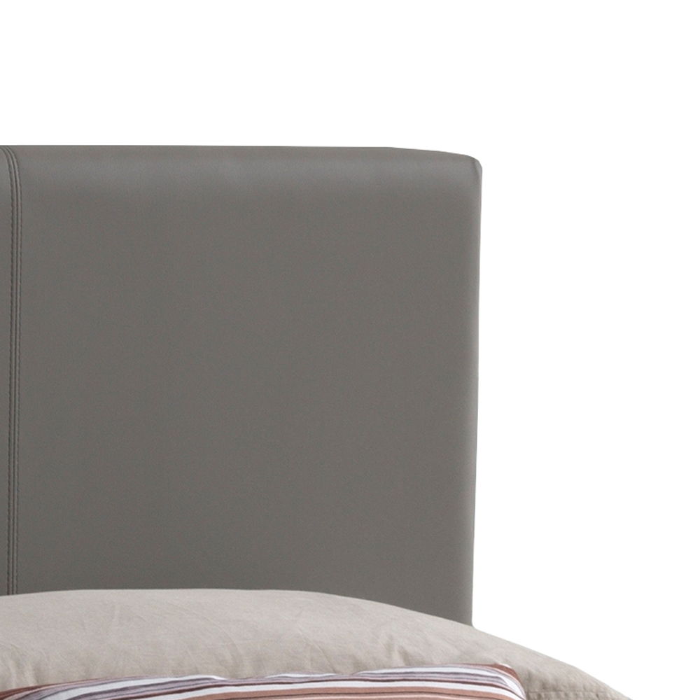 Aaron - Queen Bed - Light Gray