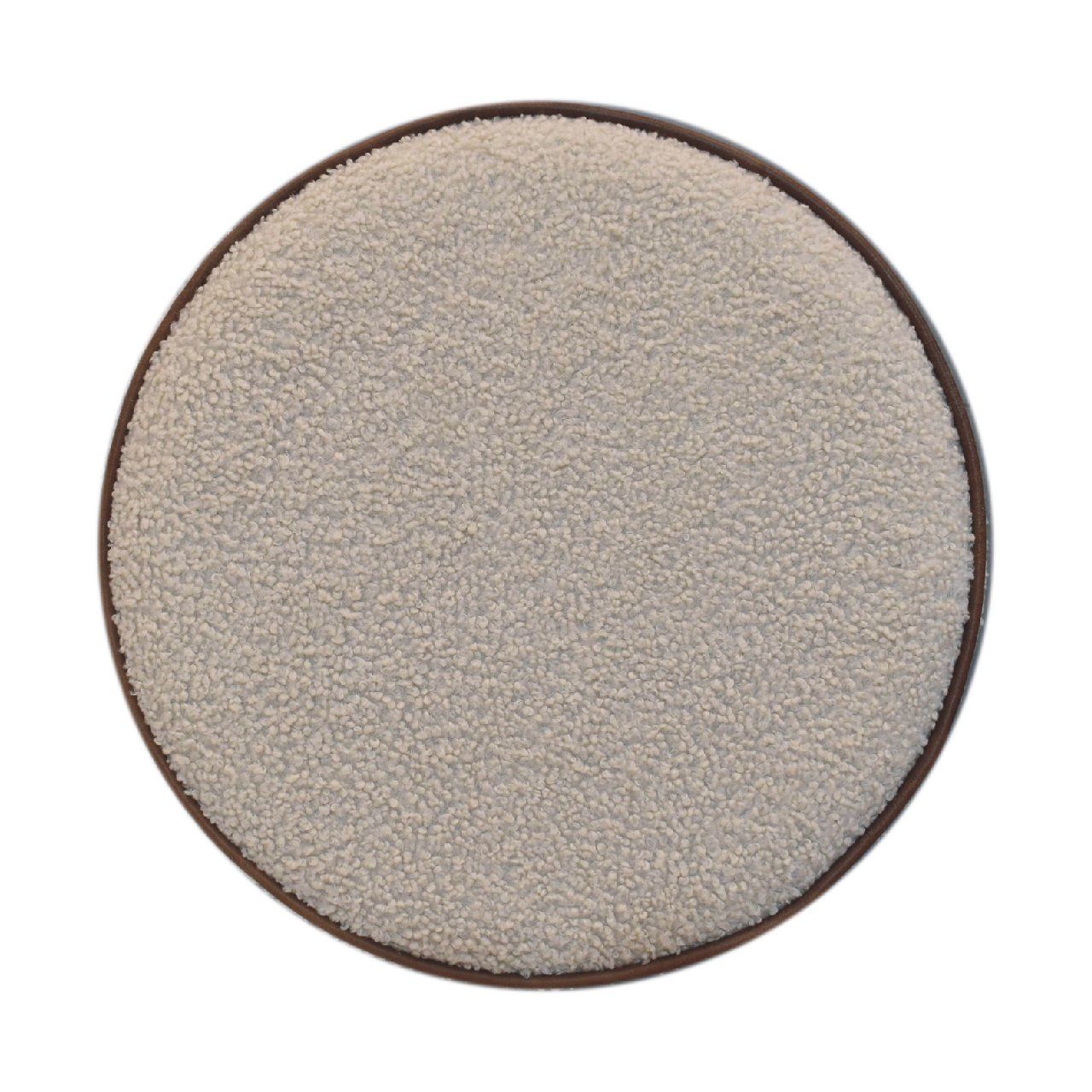 Serenity - Large Round Footstool - Chestnut